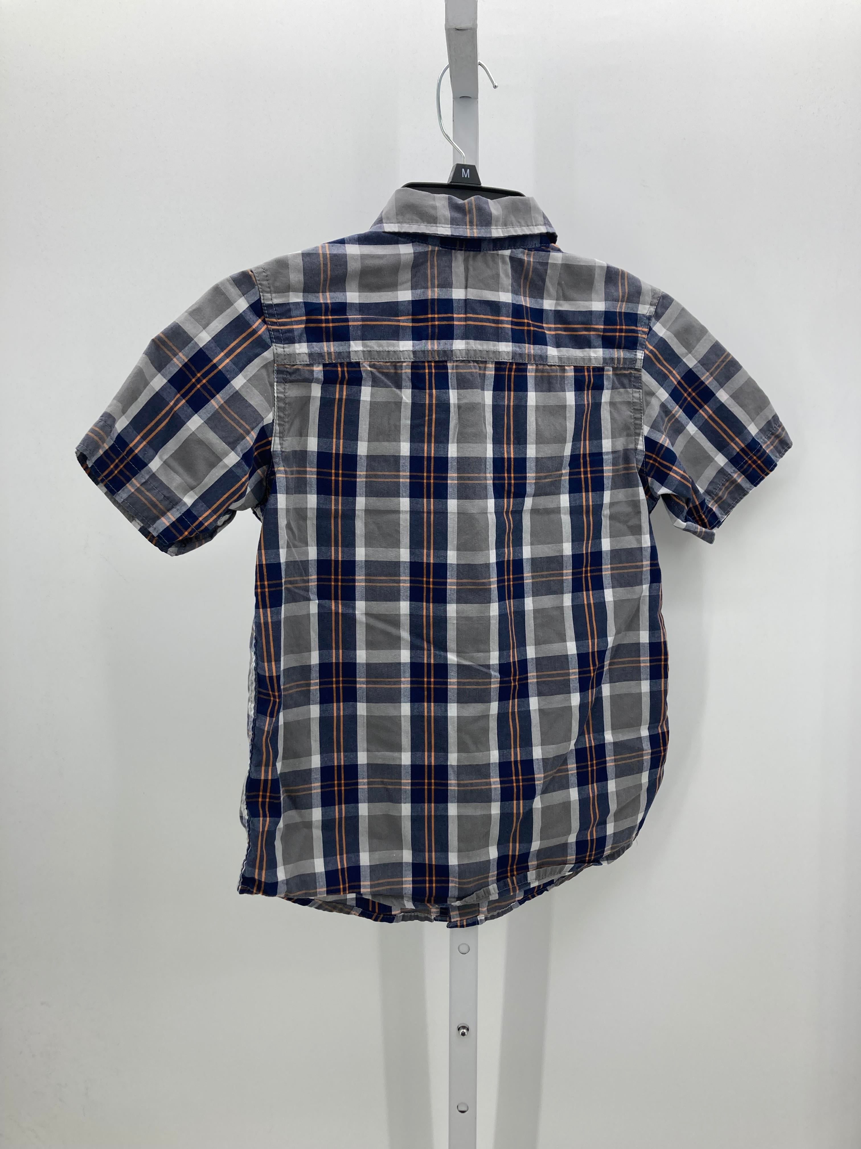 BLUE ORANGE PLAID
