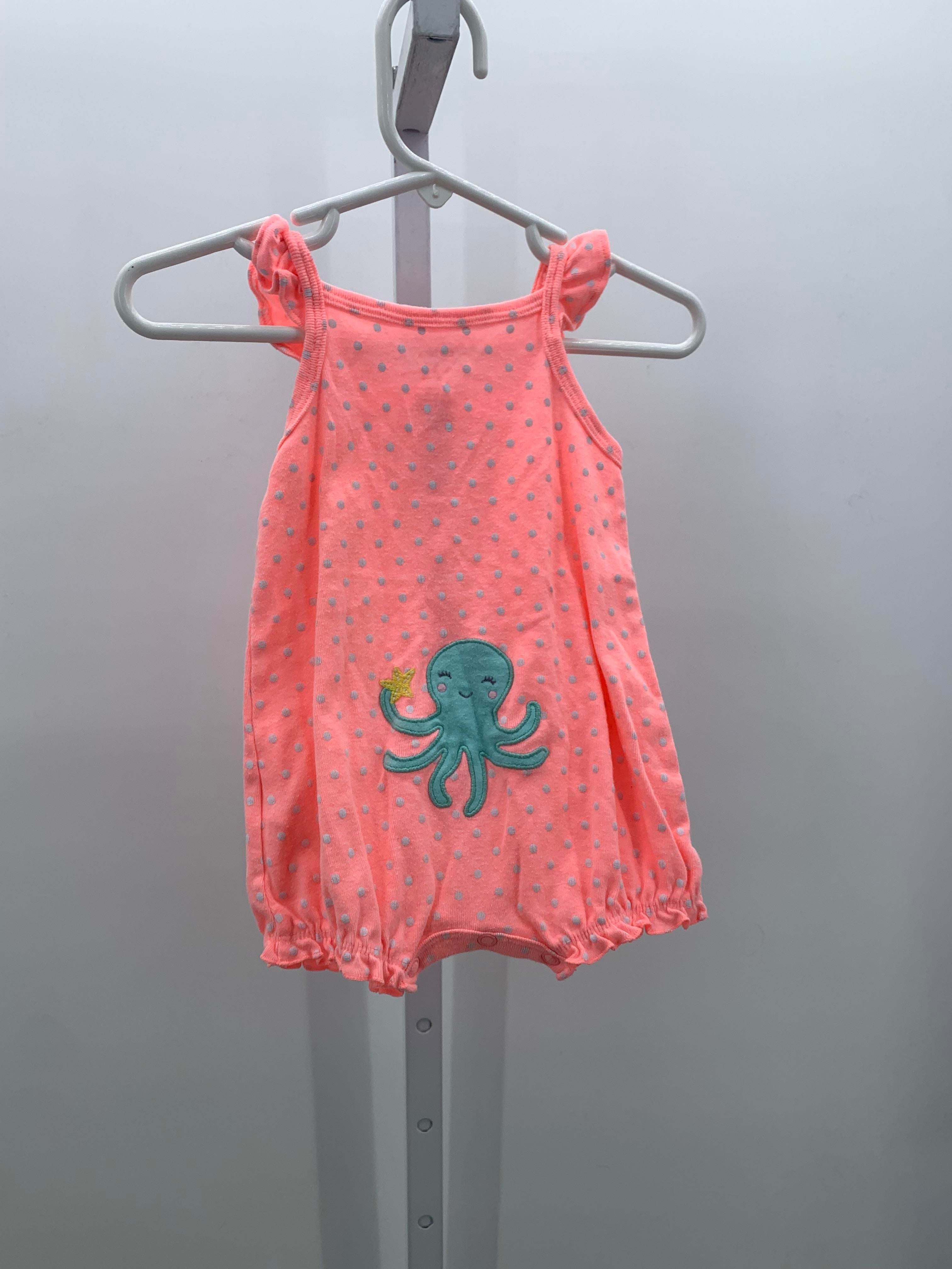 Carters Size 3 Months Girls Sleeveless Romper