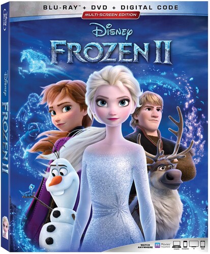 Frozen II (Blu-ray + DVD + Digital Copy) Walt Disney Studios Kids & Family -