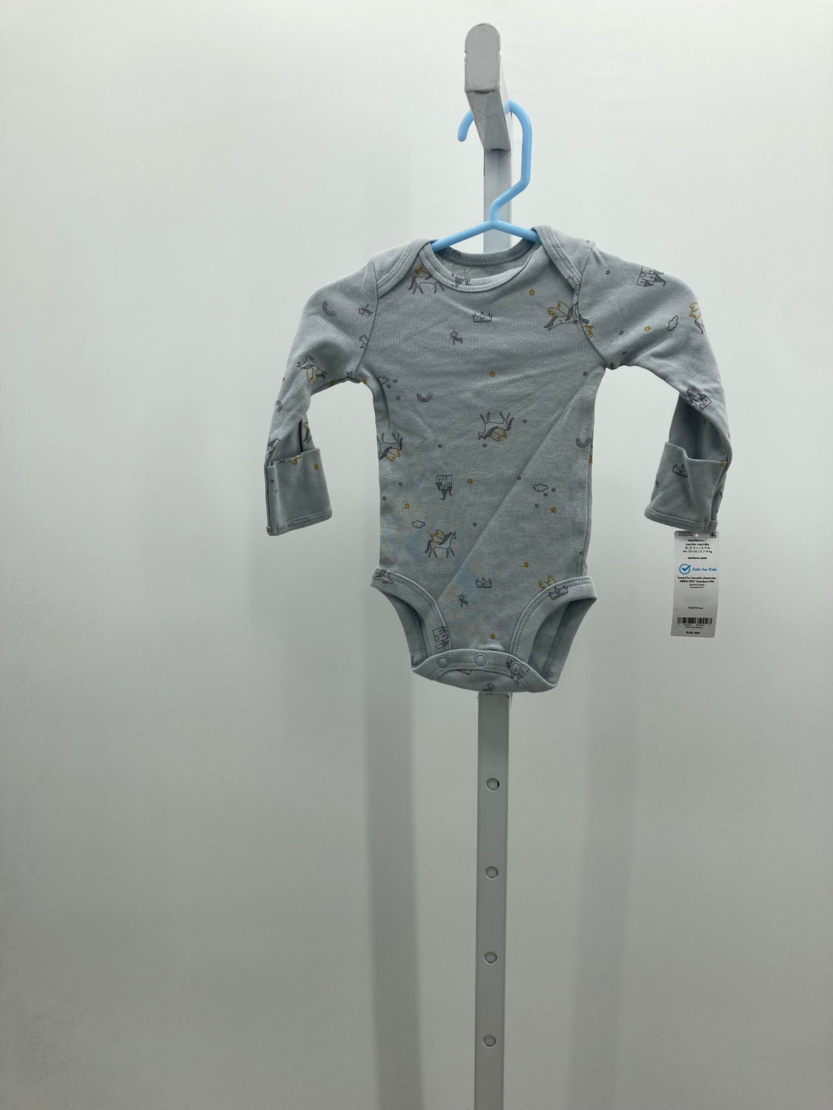 Carters Size Newborn Girls Long Sleeve Shirt