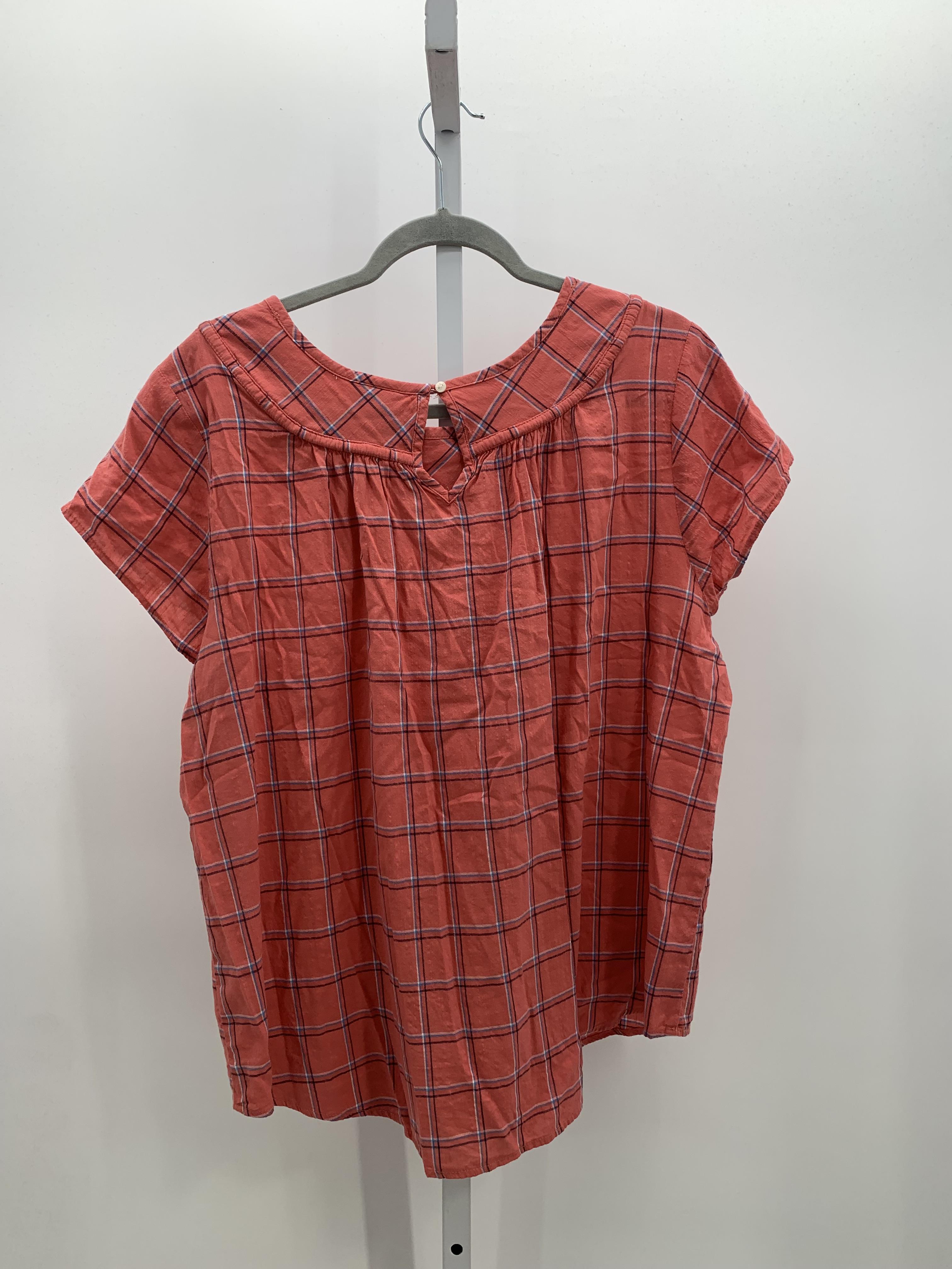 St. Johns Bay Size Extra Large Misses Short Sleeve Shirt