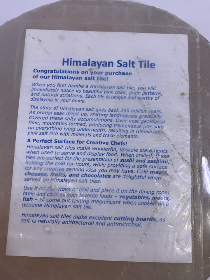 NIP HIMALAYAN ROUND SALT SLAB.