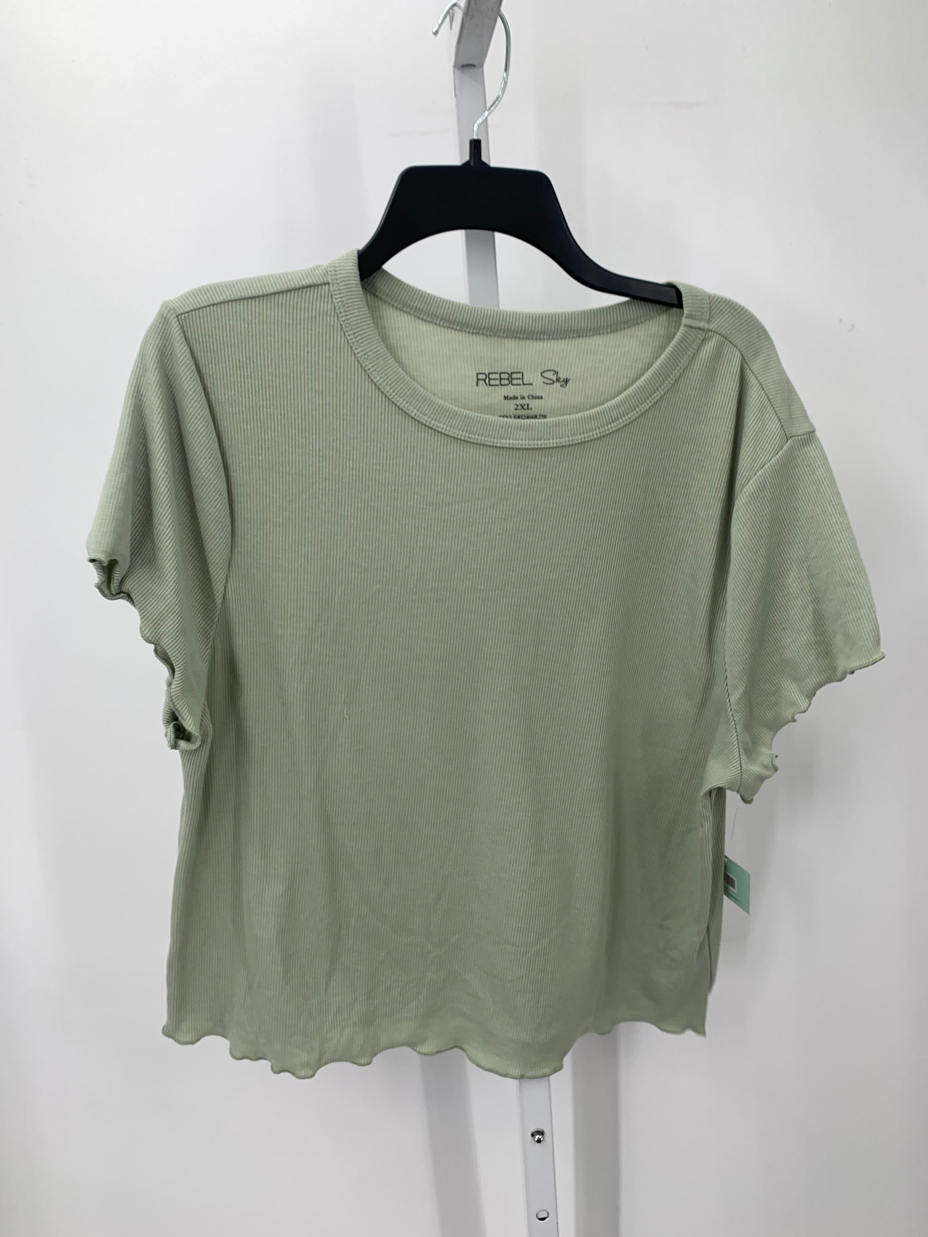 Size 2X Womens Short Sleeve Shirt