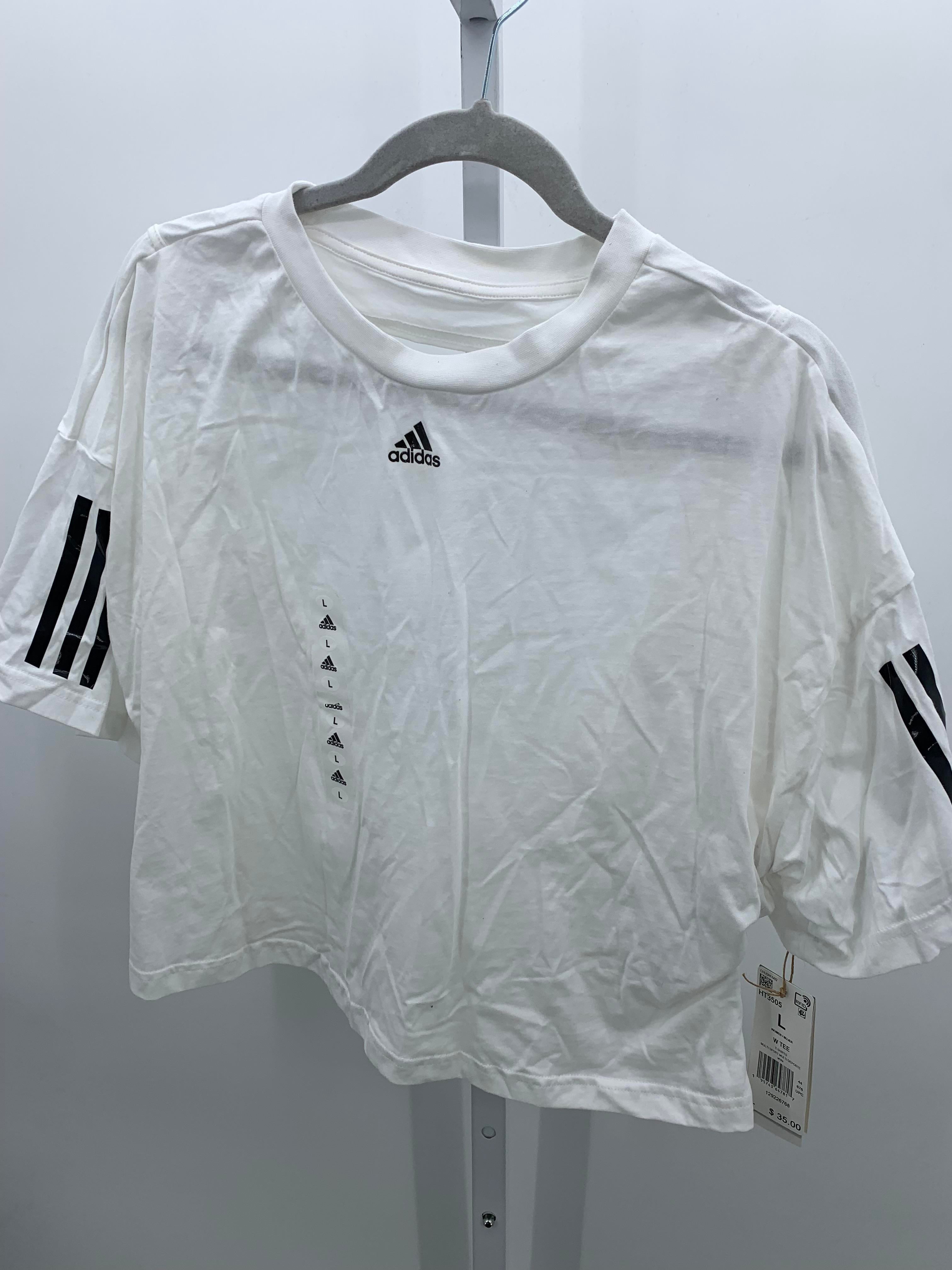 Adidas Size Large Misses Short Sleeve Shirt