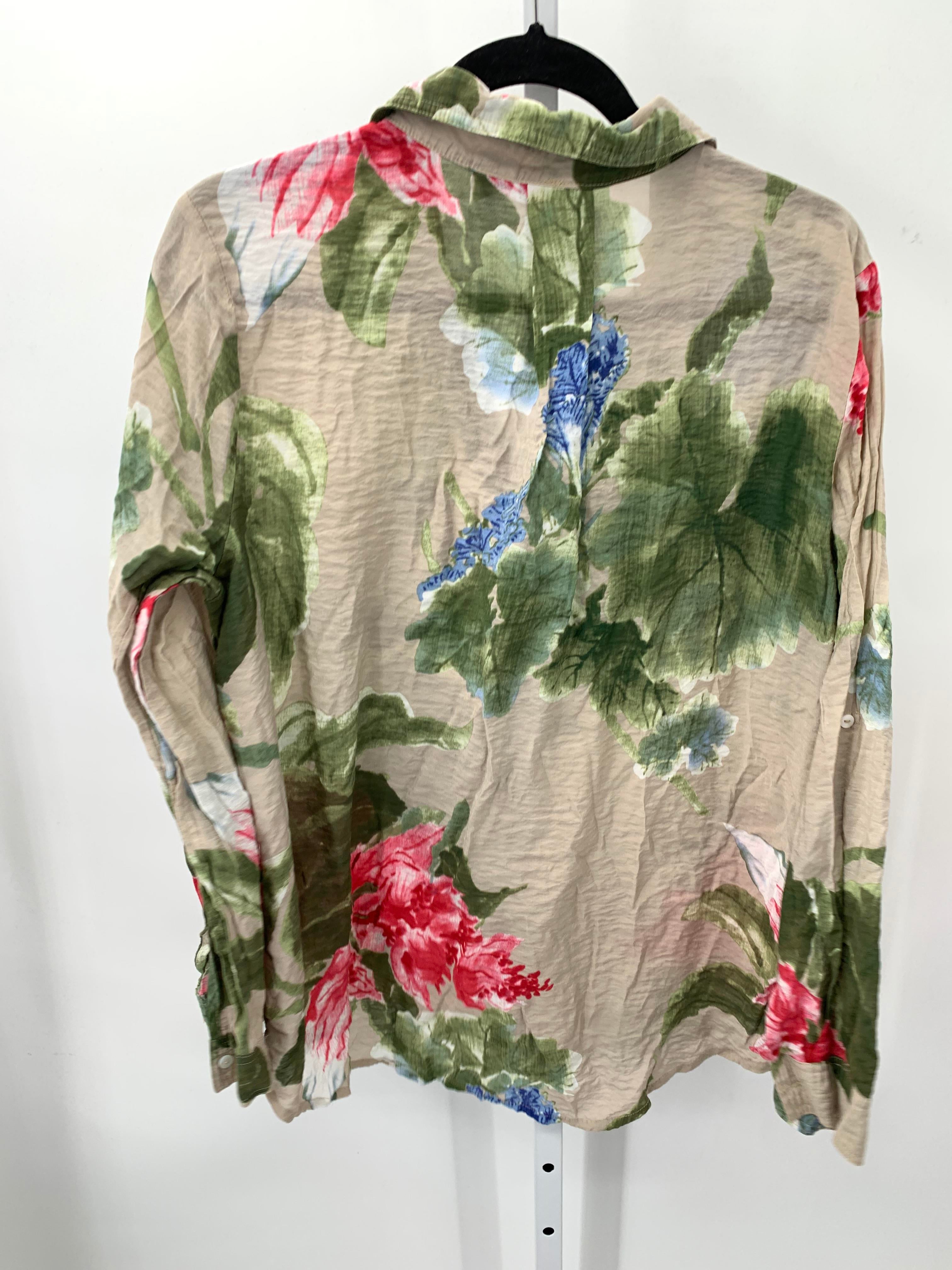 Size Extra Large Misses Long Sleeve Shirt