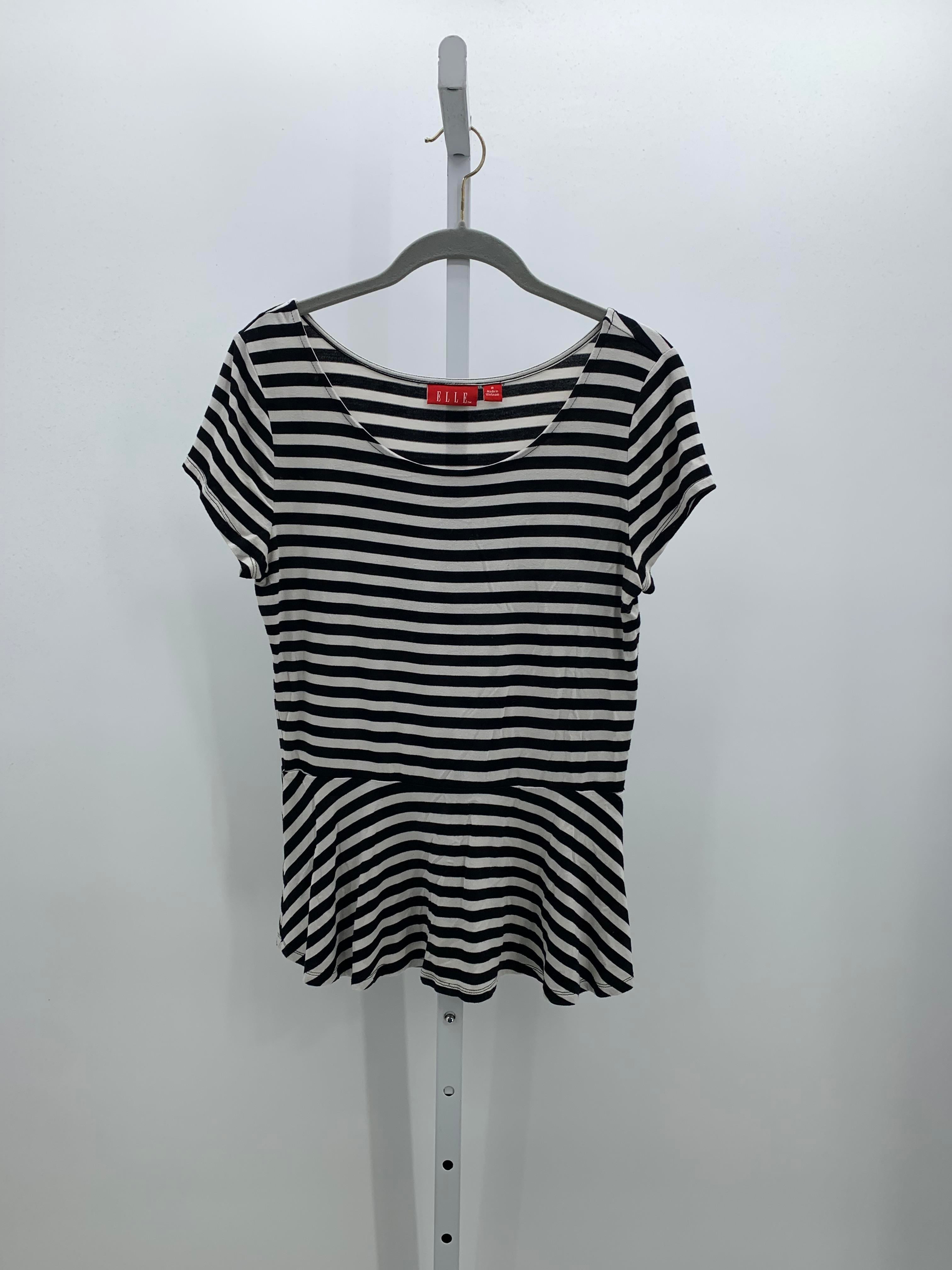 Elle Size Small Misses Short Sleeve Shirt