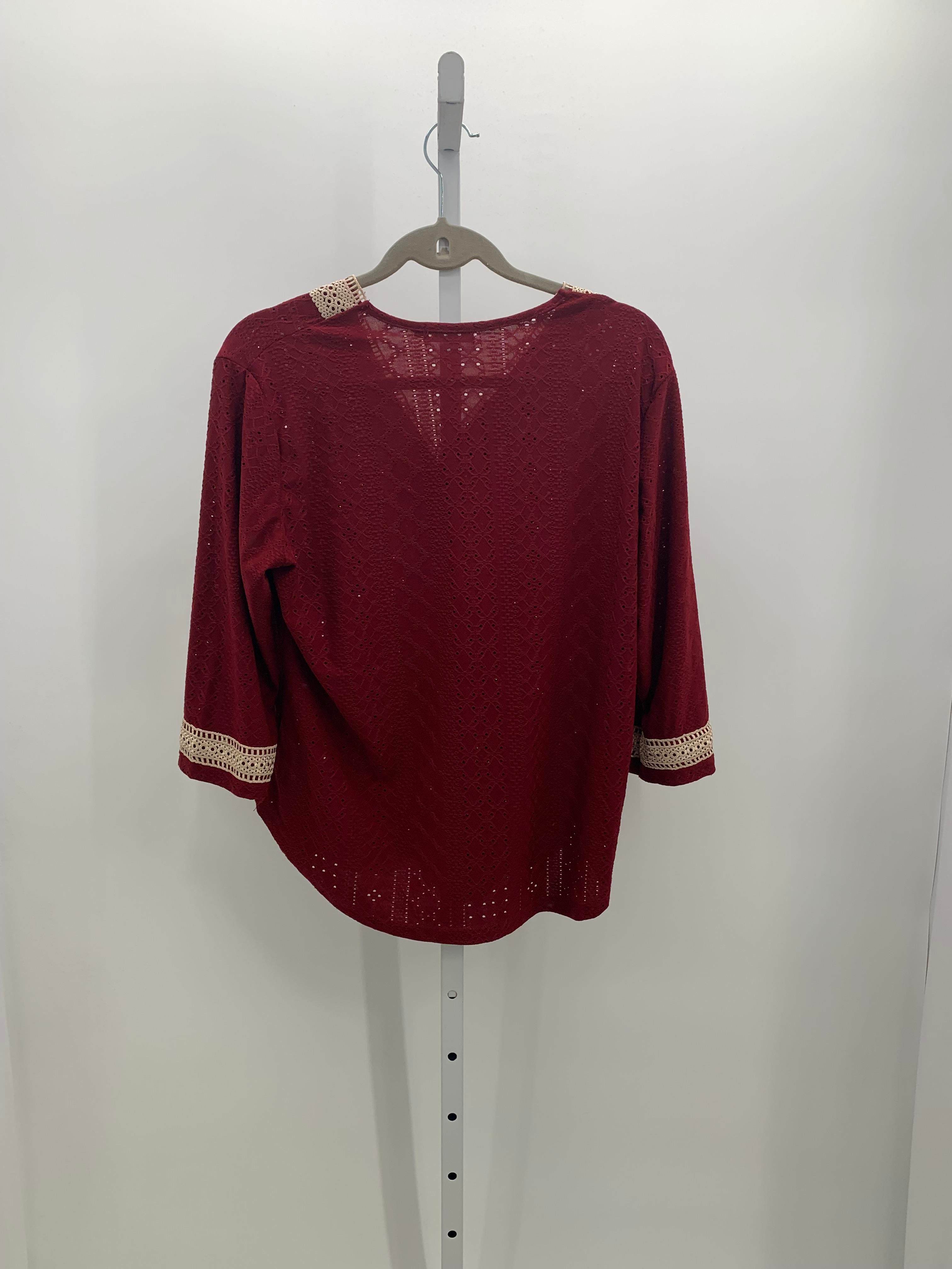 Size Large Misses 3/4 Sleeve Shirt