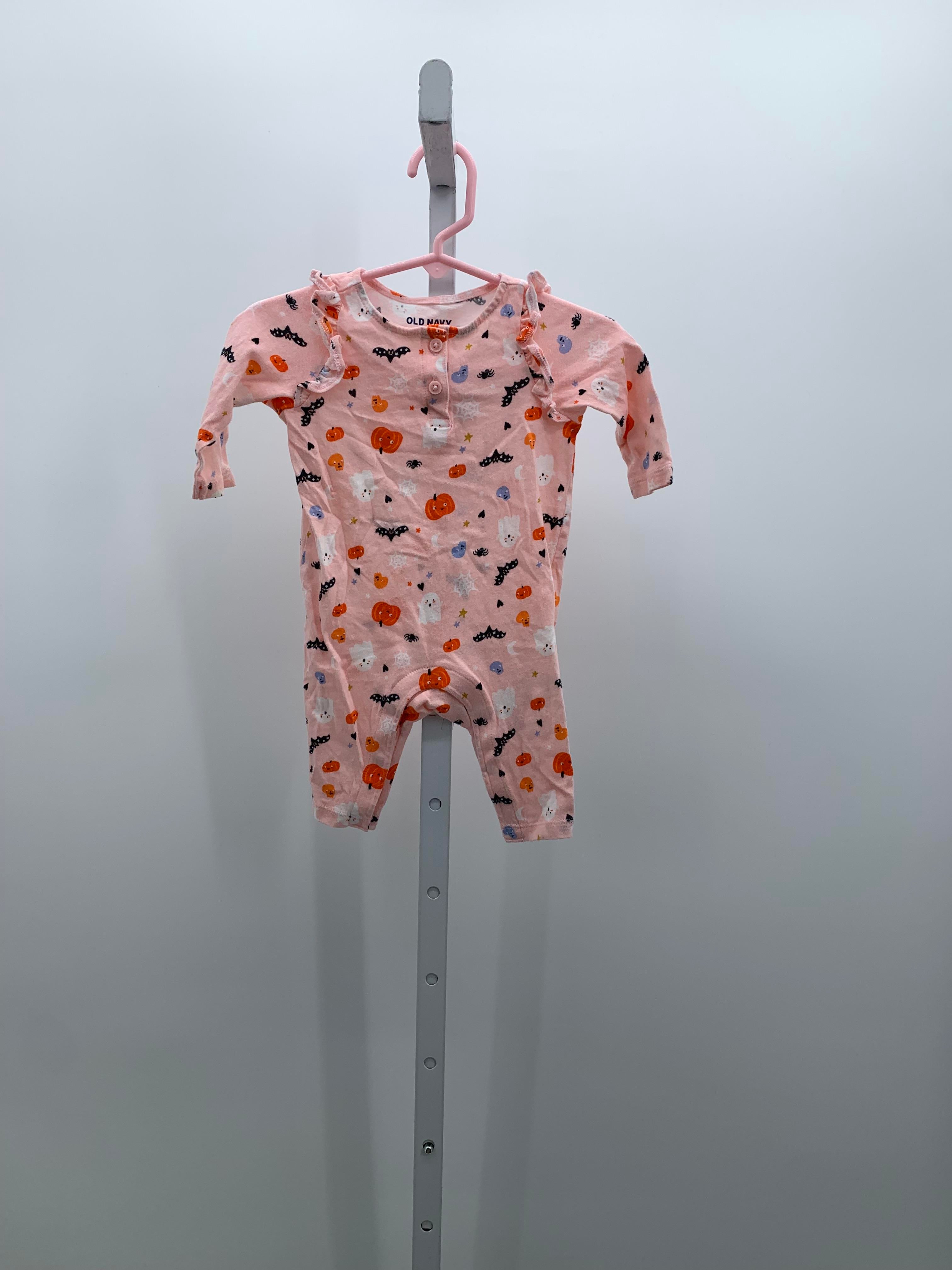 LONG SLV ROMPER BATS AND GHOSTS