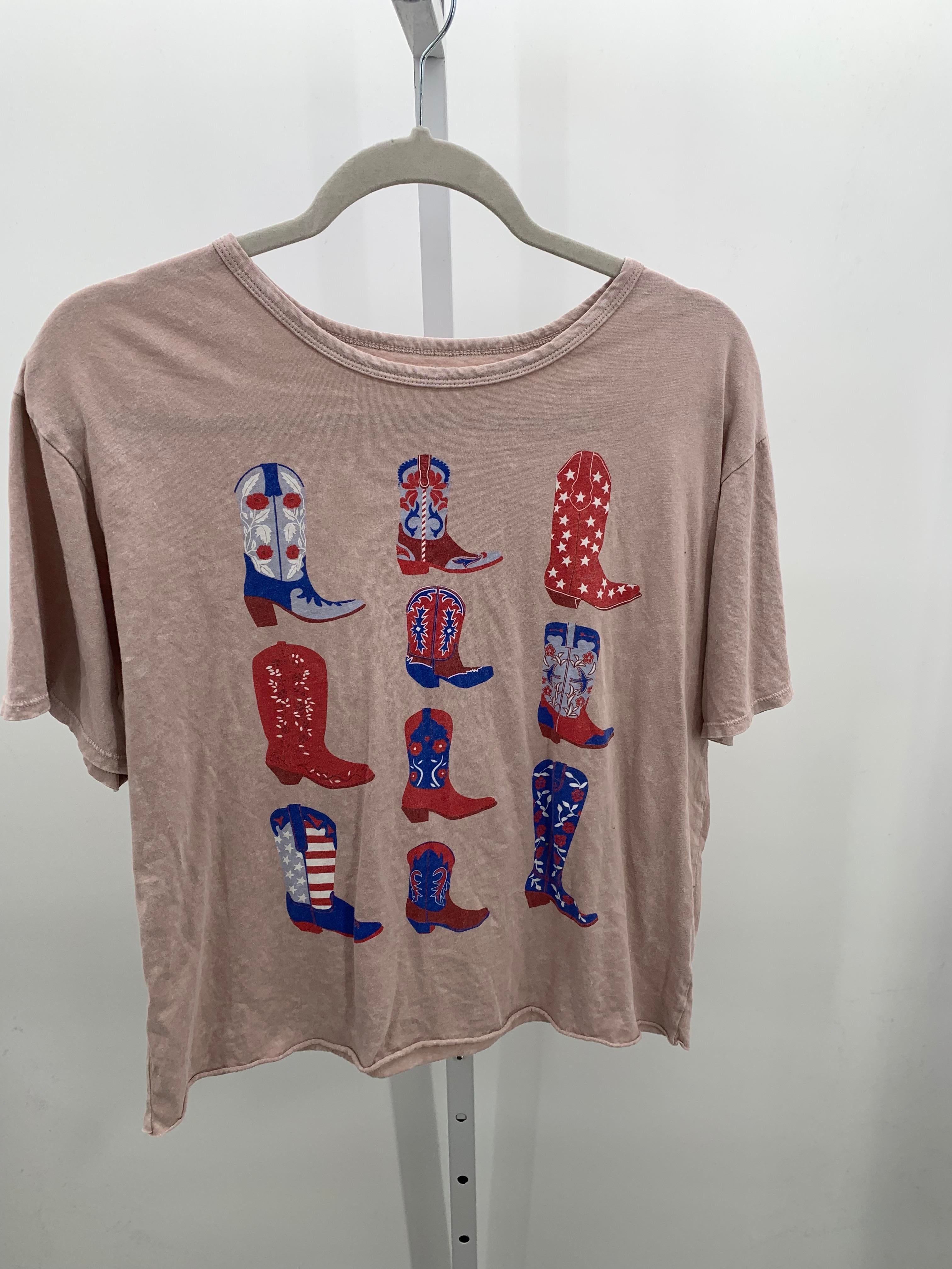 Size Medium Juniors Short Sleeve Shirt