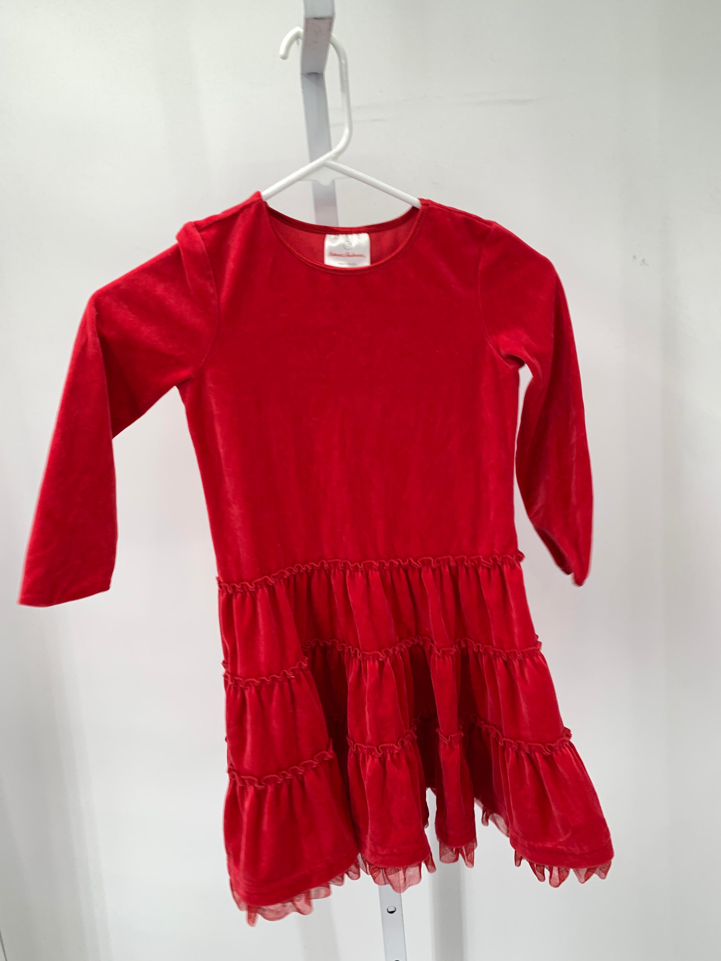 Hanna Anderson Size 5 Girls Long Sleeve Dress