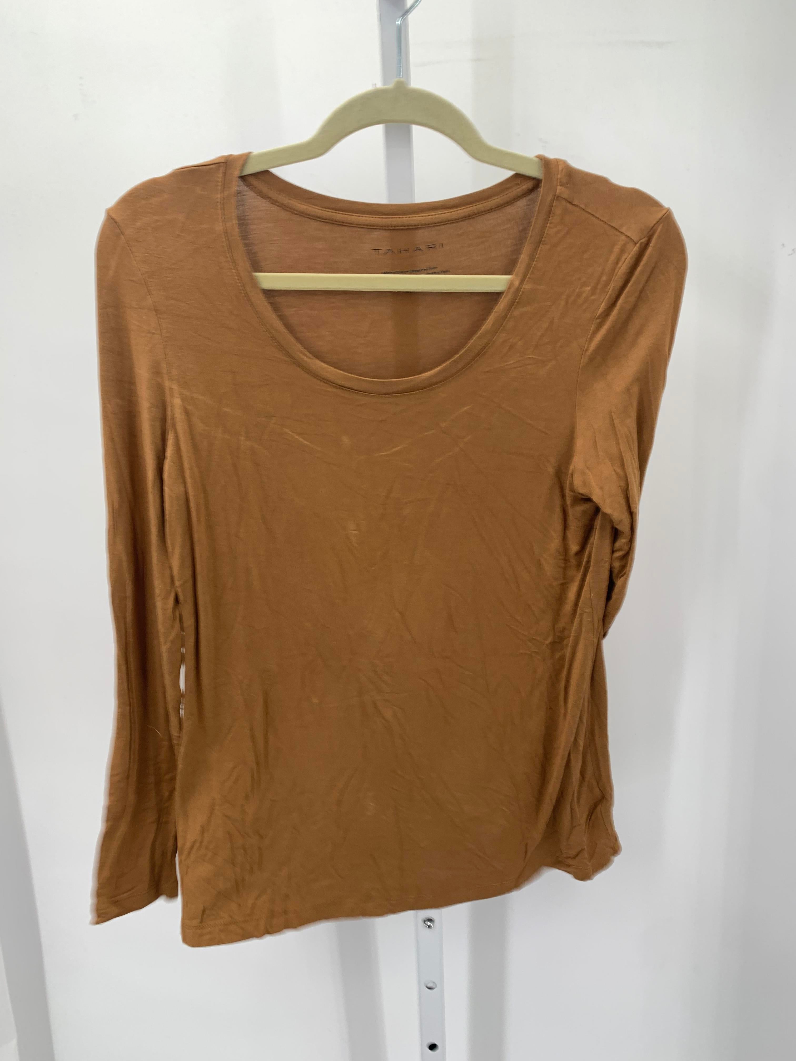 Tahari Size Medium Misses Long Sleeve Shirt