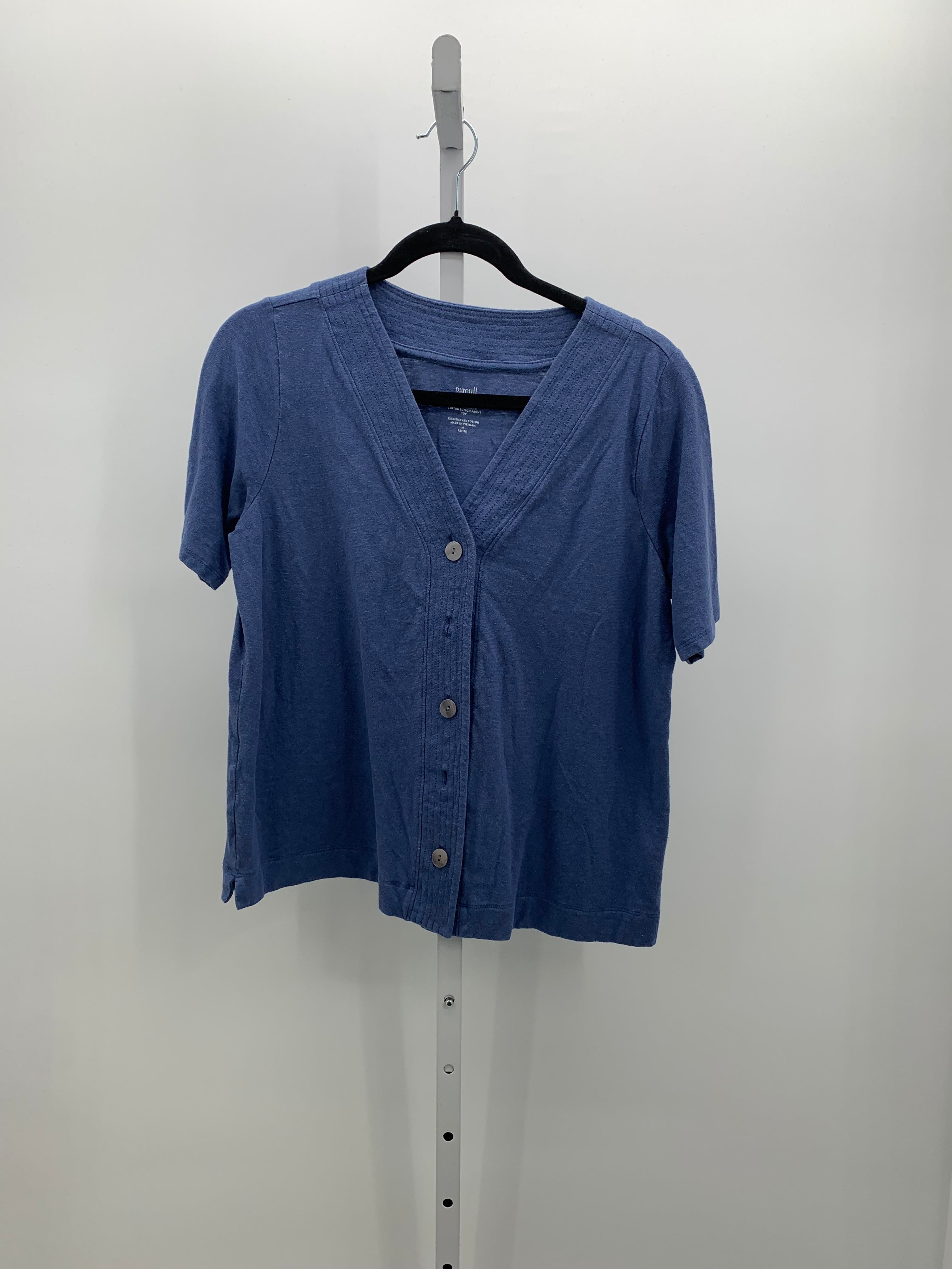 J-Jill Size Medium Petite Petite Short Sleeve Shirt