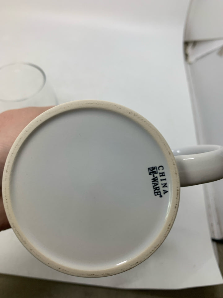 BEFORE/AFTER SCHOOL COFFEE MUG/STEMLESS GLASS.