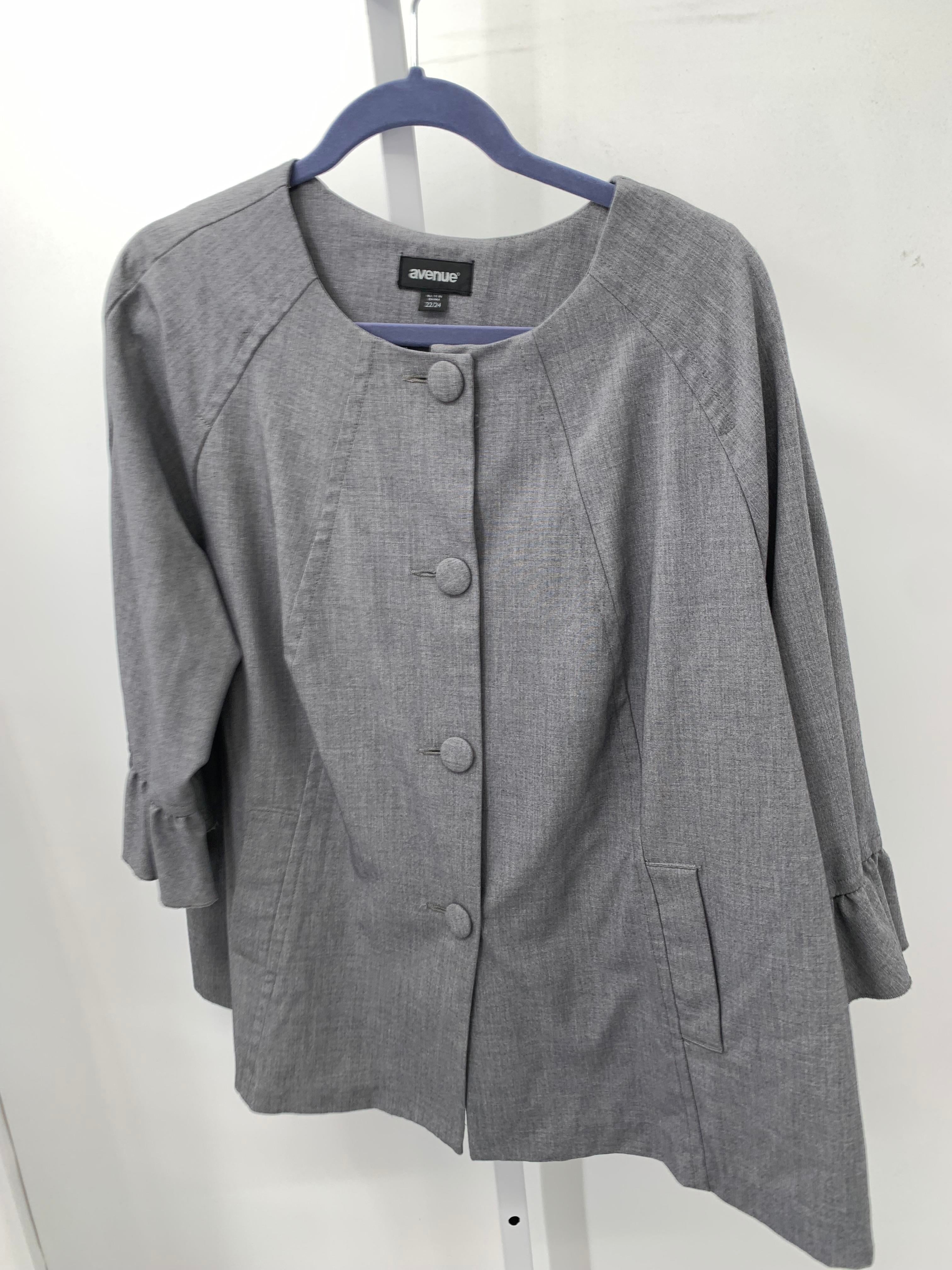 Avenue Size 22/24 W Womens Lightweight Jacket