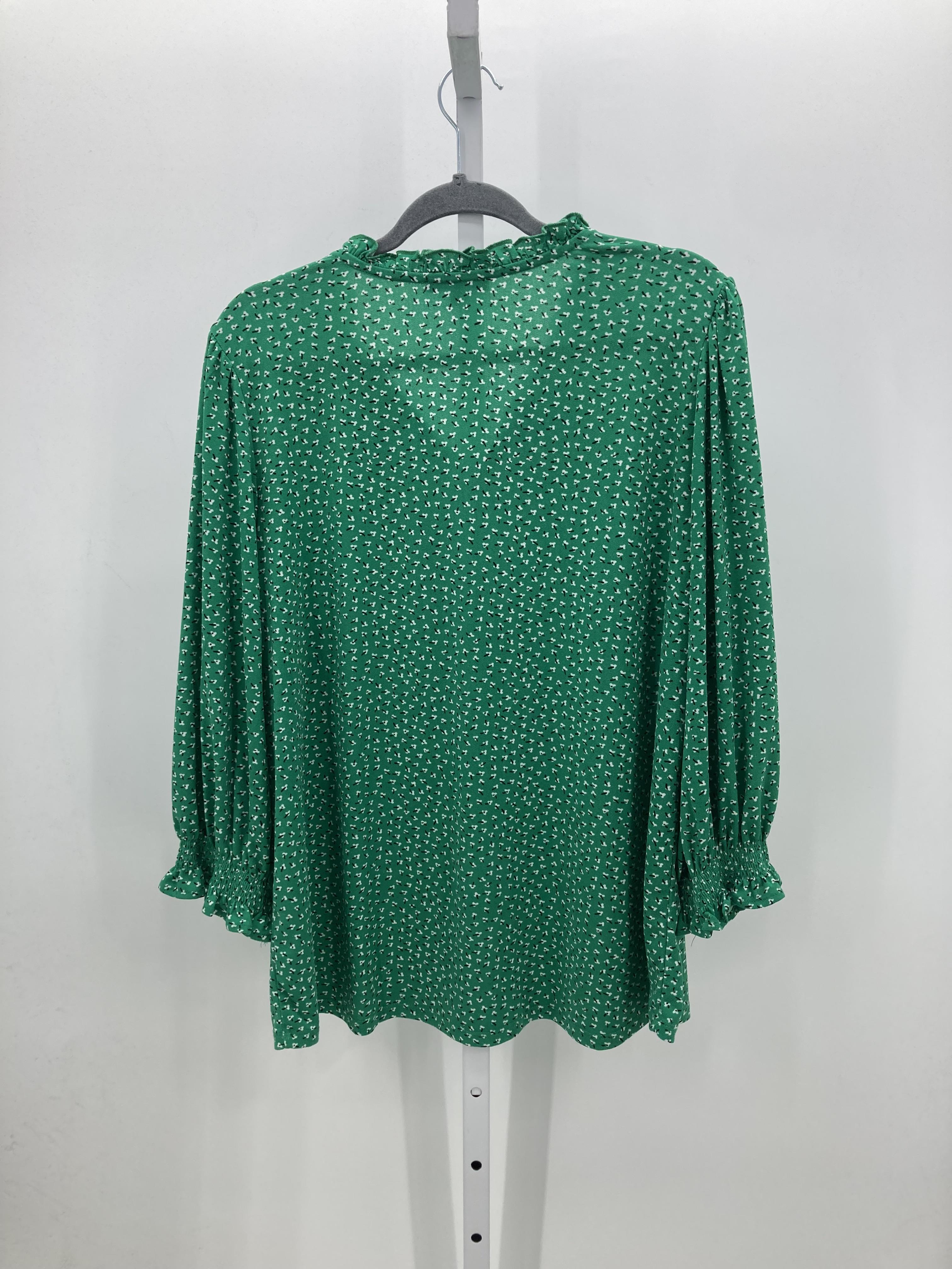 Adrianna Papell Size 1X Womens 3/4 Sleeve Shirt