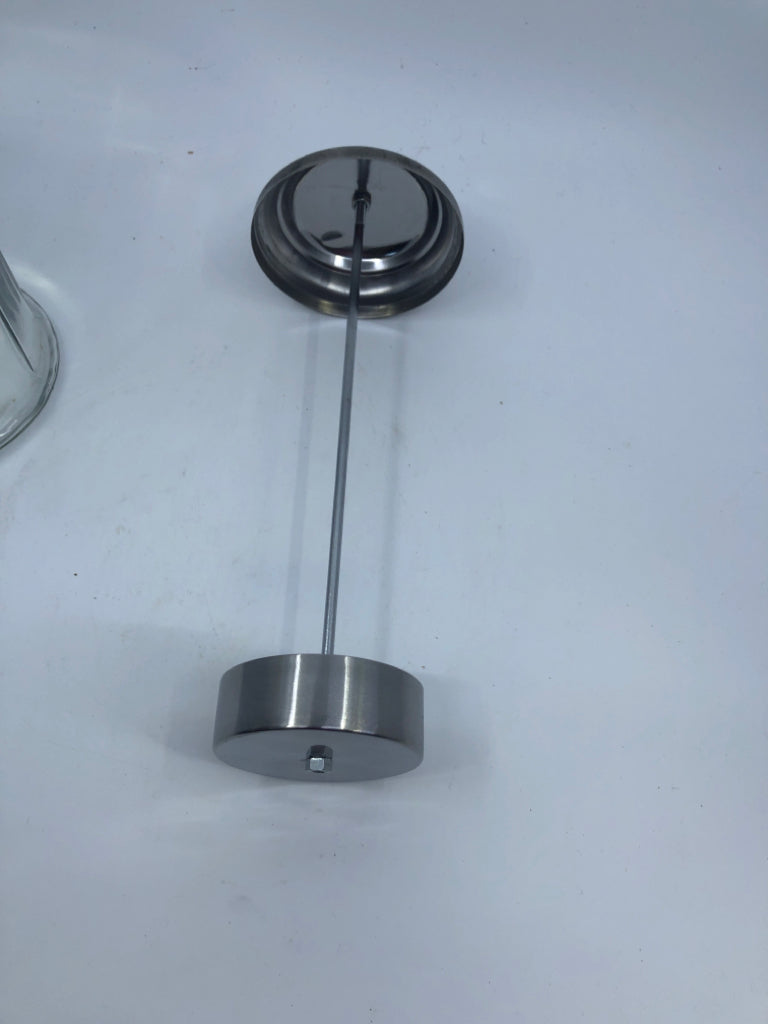 VTG GLASS DRINKING STRAW CONTAINER.