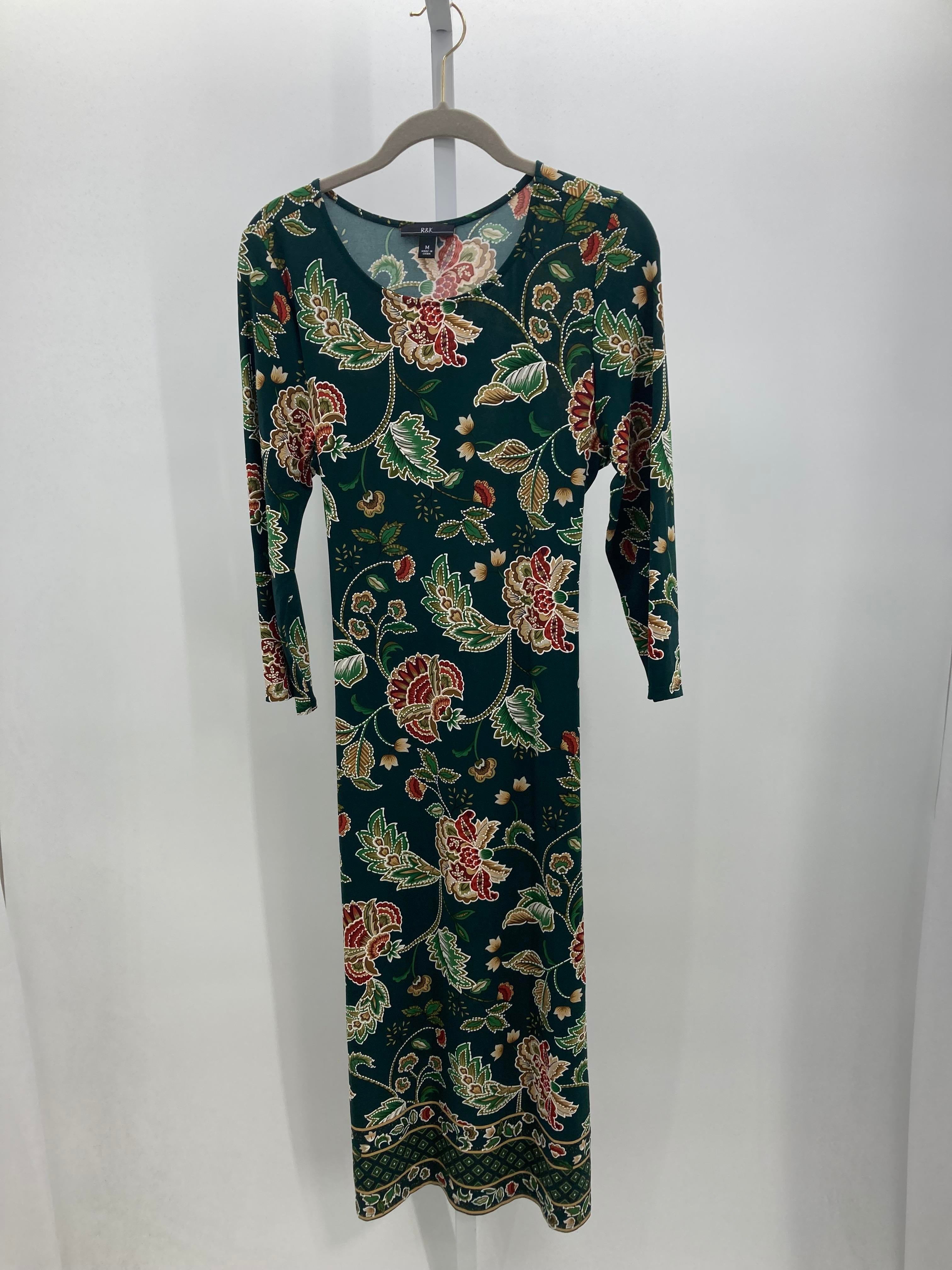 R&K originals Size Medium Misses 3/4 Sleeve Dress