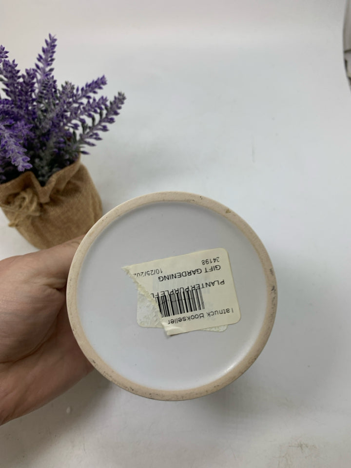 THERE IS NO PLACE LIKE NANA'S W/ FAUX LAVENDER PLANTER.