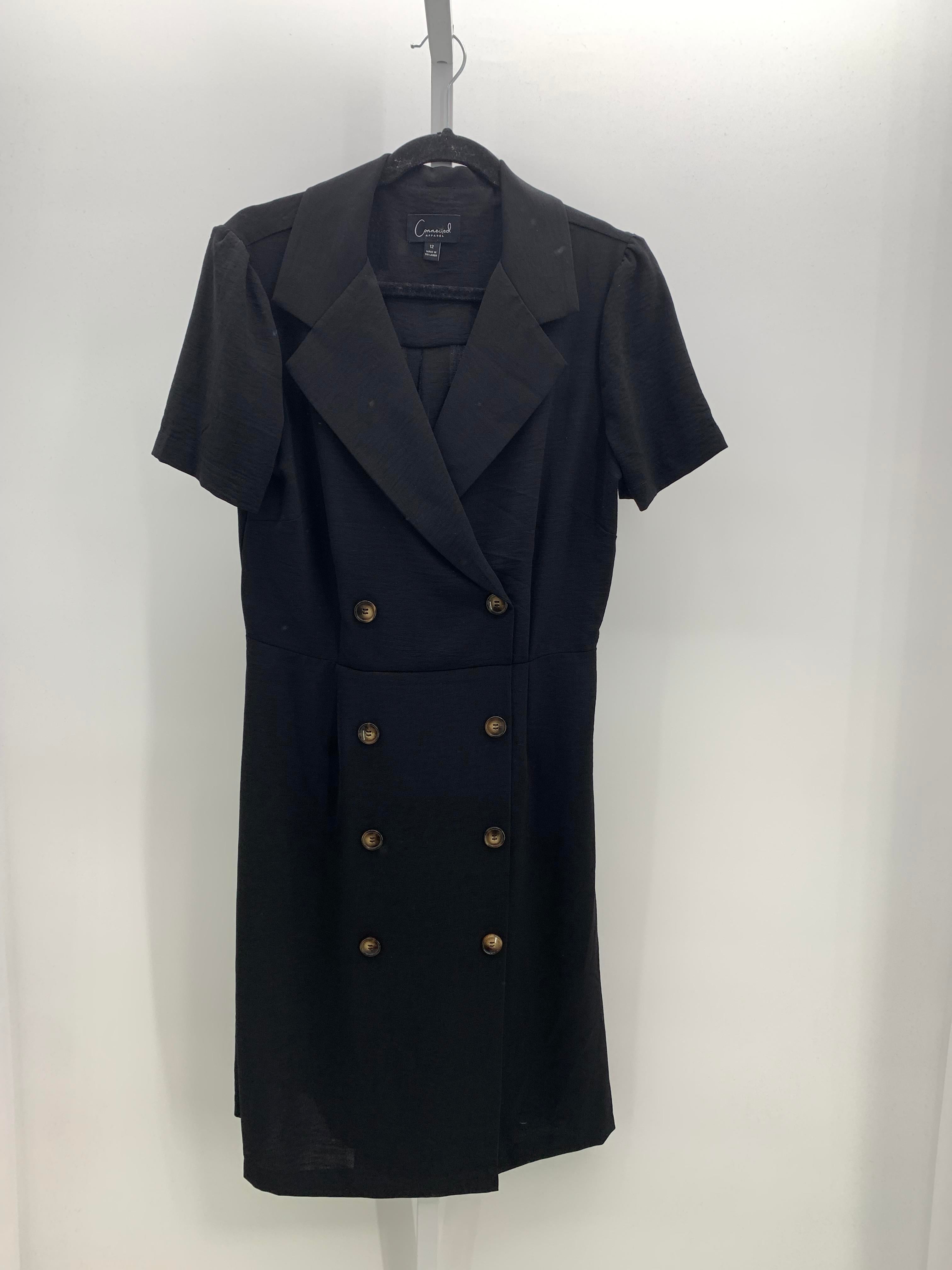 connected apparel Size 12 Misses Short Sleeve Dress
