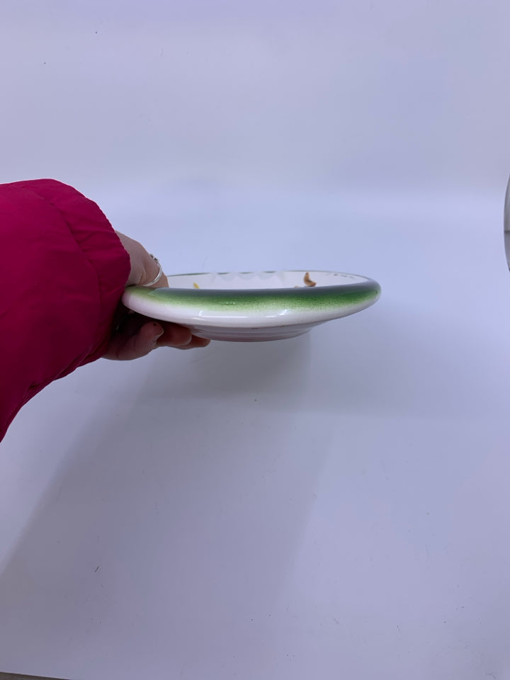 VTG PHEASANT OVAL ASHTRAY.