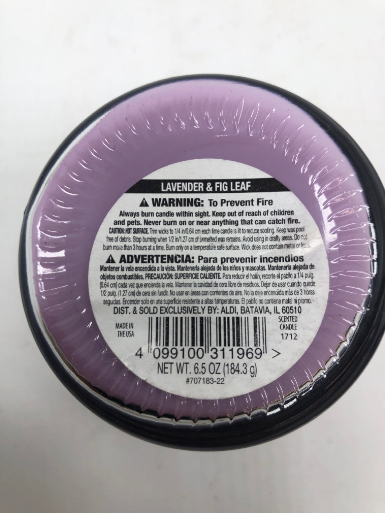 LAVENDER AND FIG CANDLE.