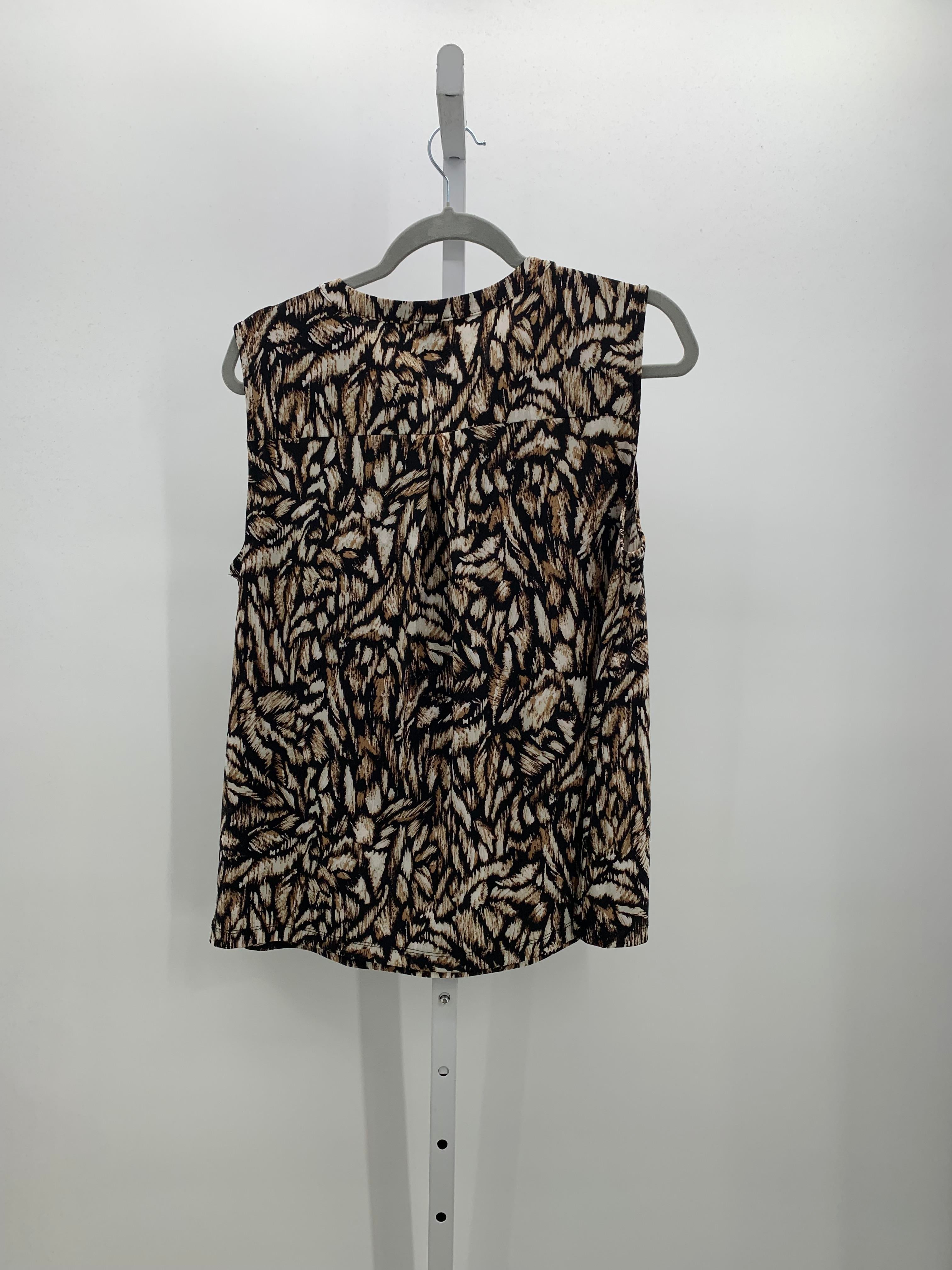 Anne Klein Size Large Misses Sleeveless Shirt