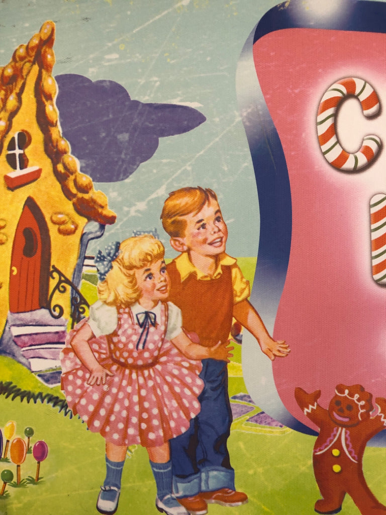 CANVAS CANDY LAND WALL ART.