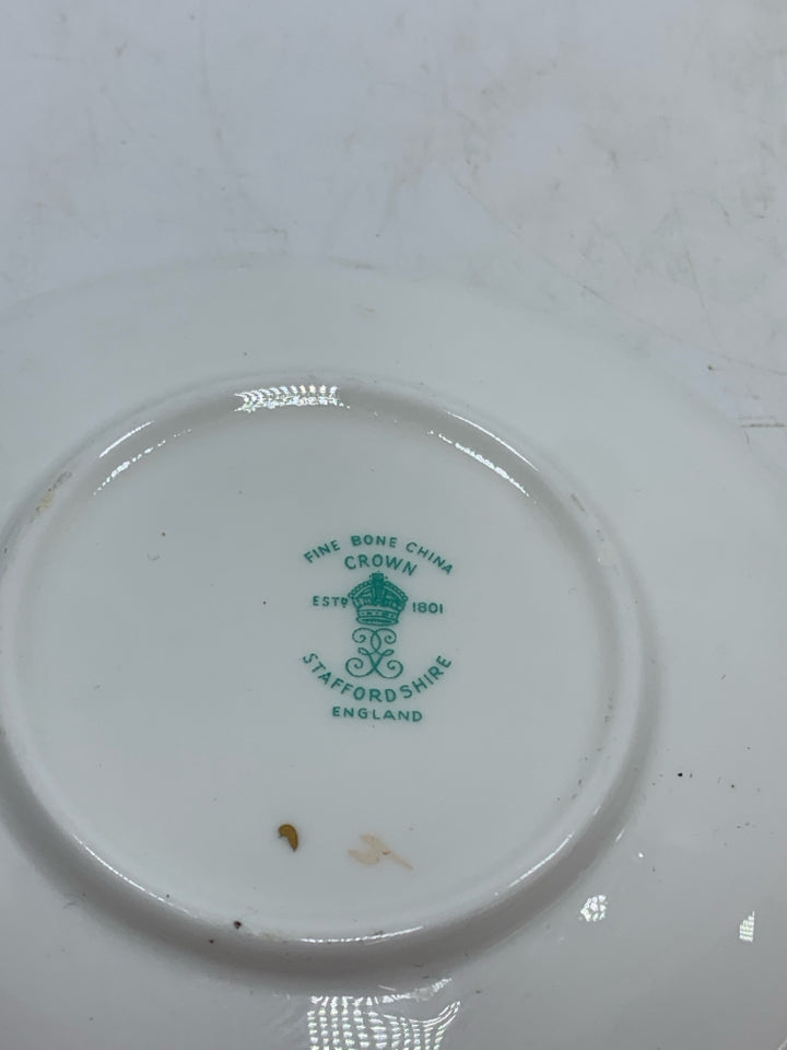 VTG ORANGE BERRIES CUP/SAUCER.