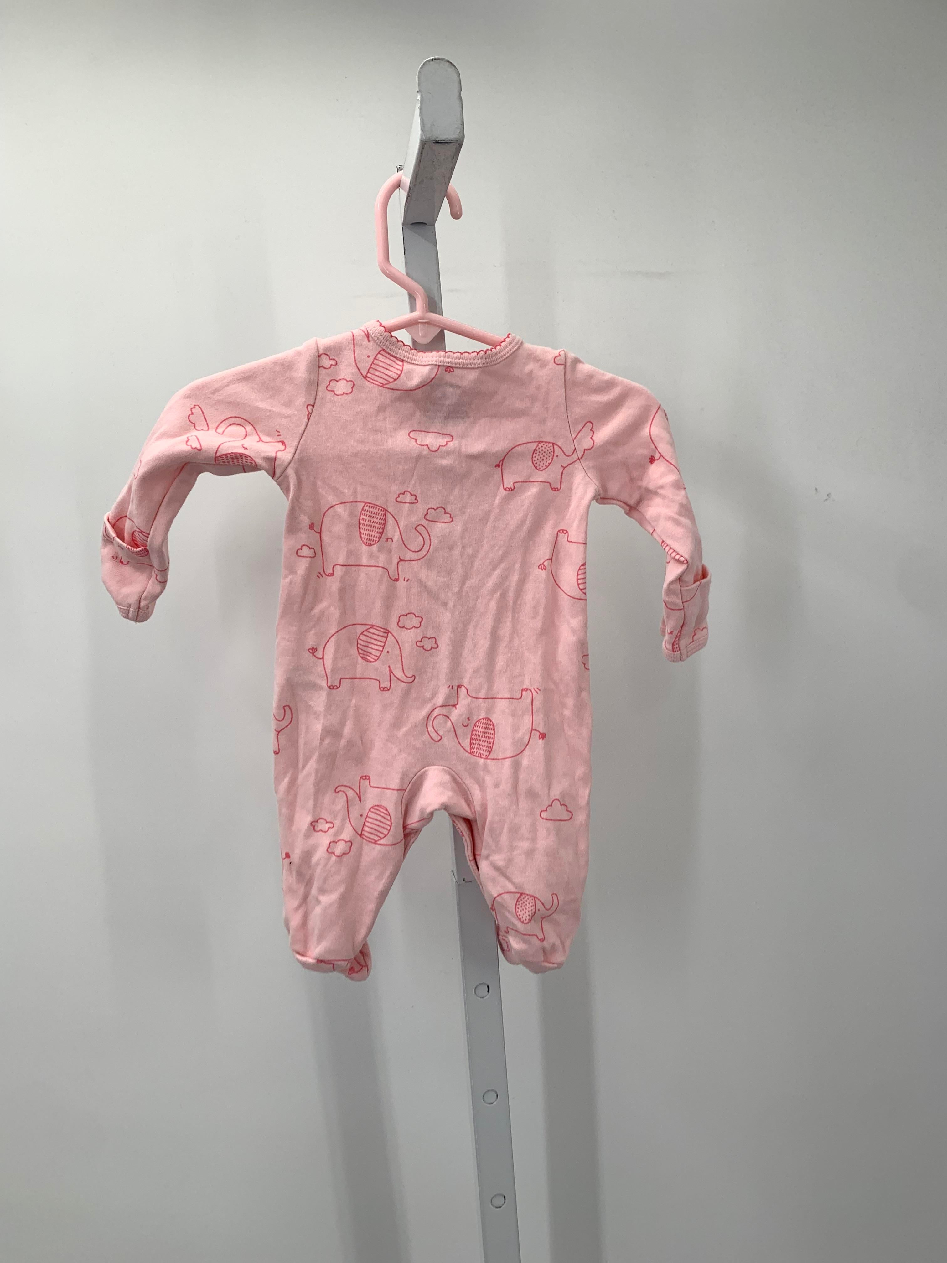 Carters Size Newborn Girls Long Slv. Romper