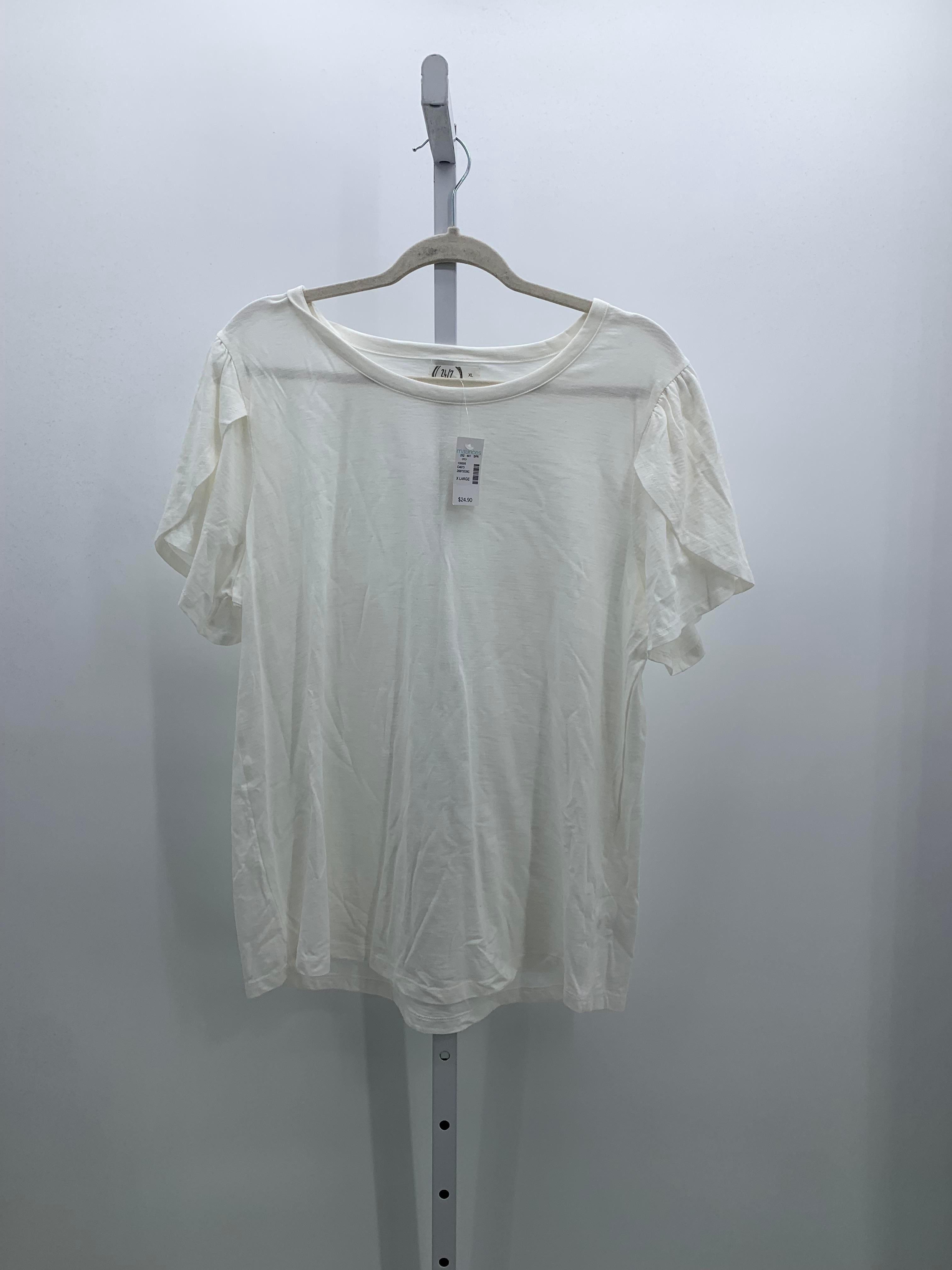 Maurices Size Extra Large Misses Short Sleeve Shirt