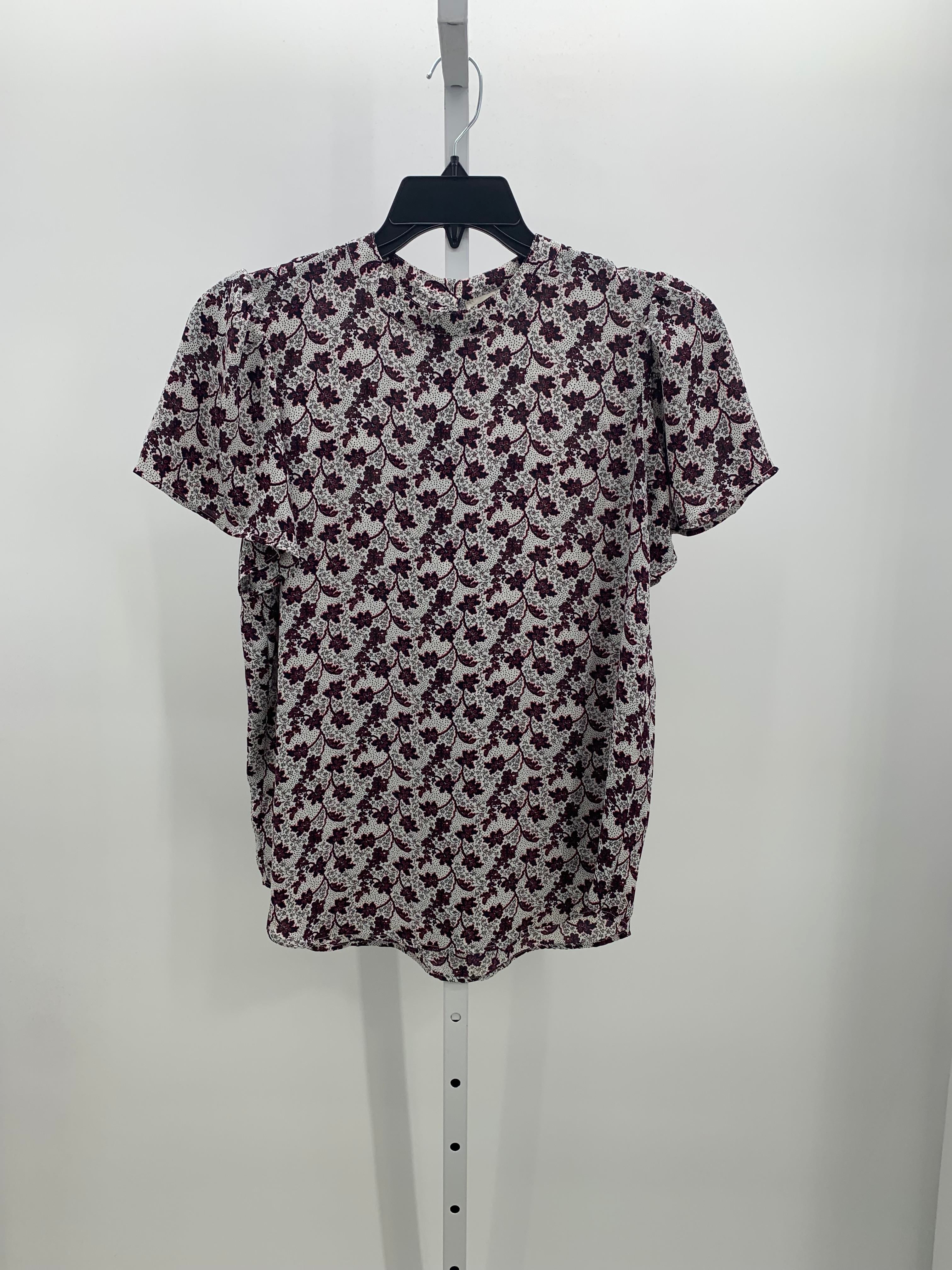 Loft Size Medium Misses Short Sleeve Shirt