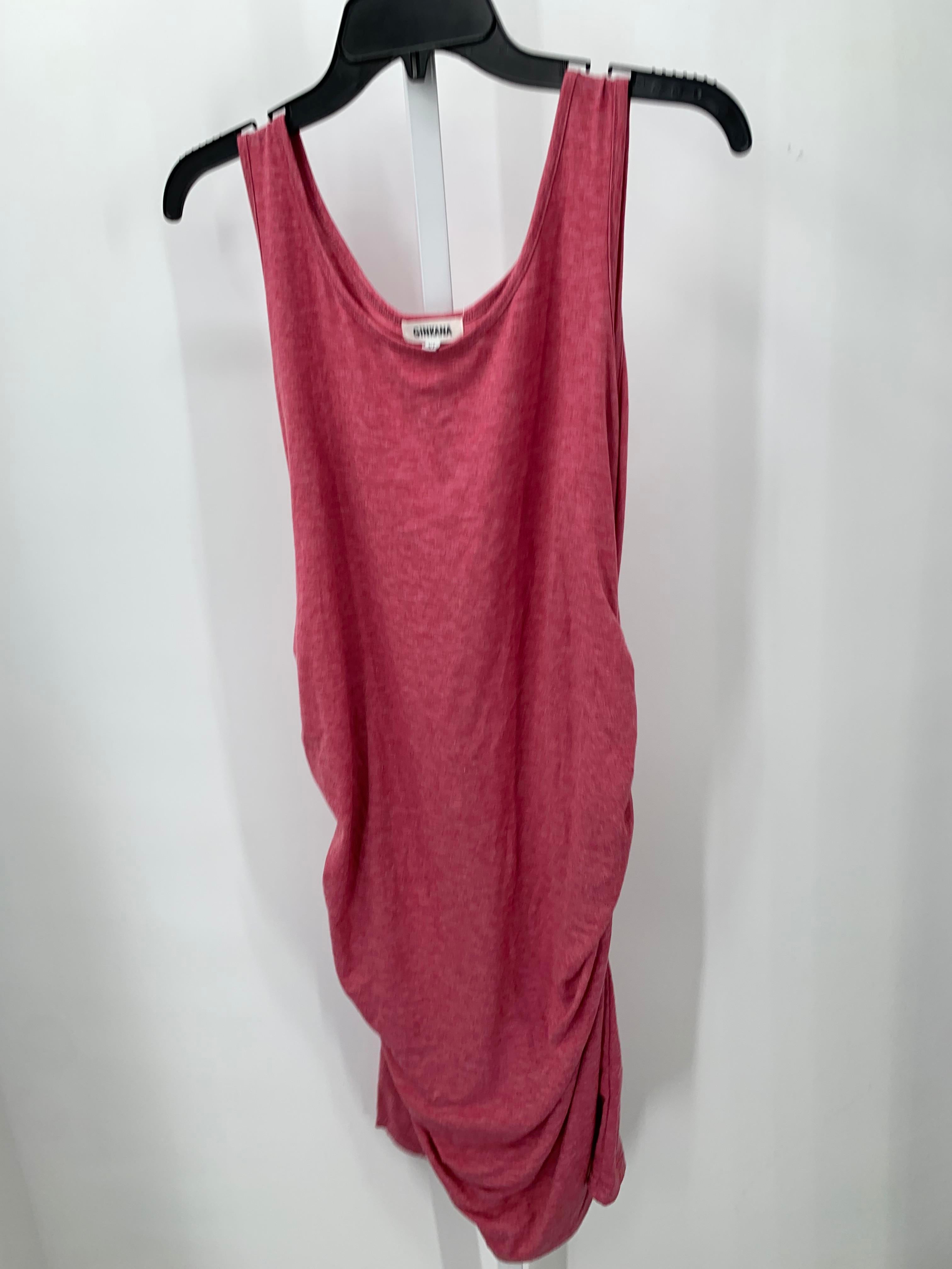 Pink Size Extra Large Maternity Sleeveless Dress