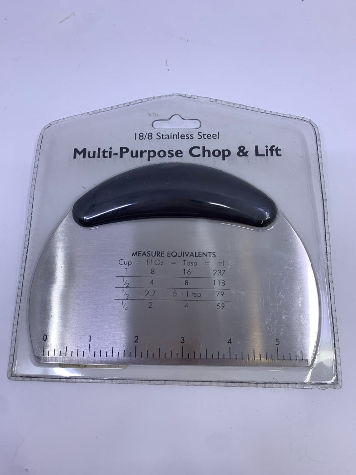 NIP MULTI-PURPOSE CHOP & LIFT STAINLESS STELL TOOL.