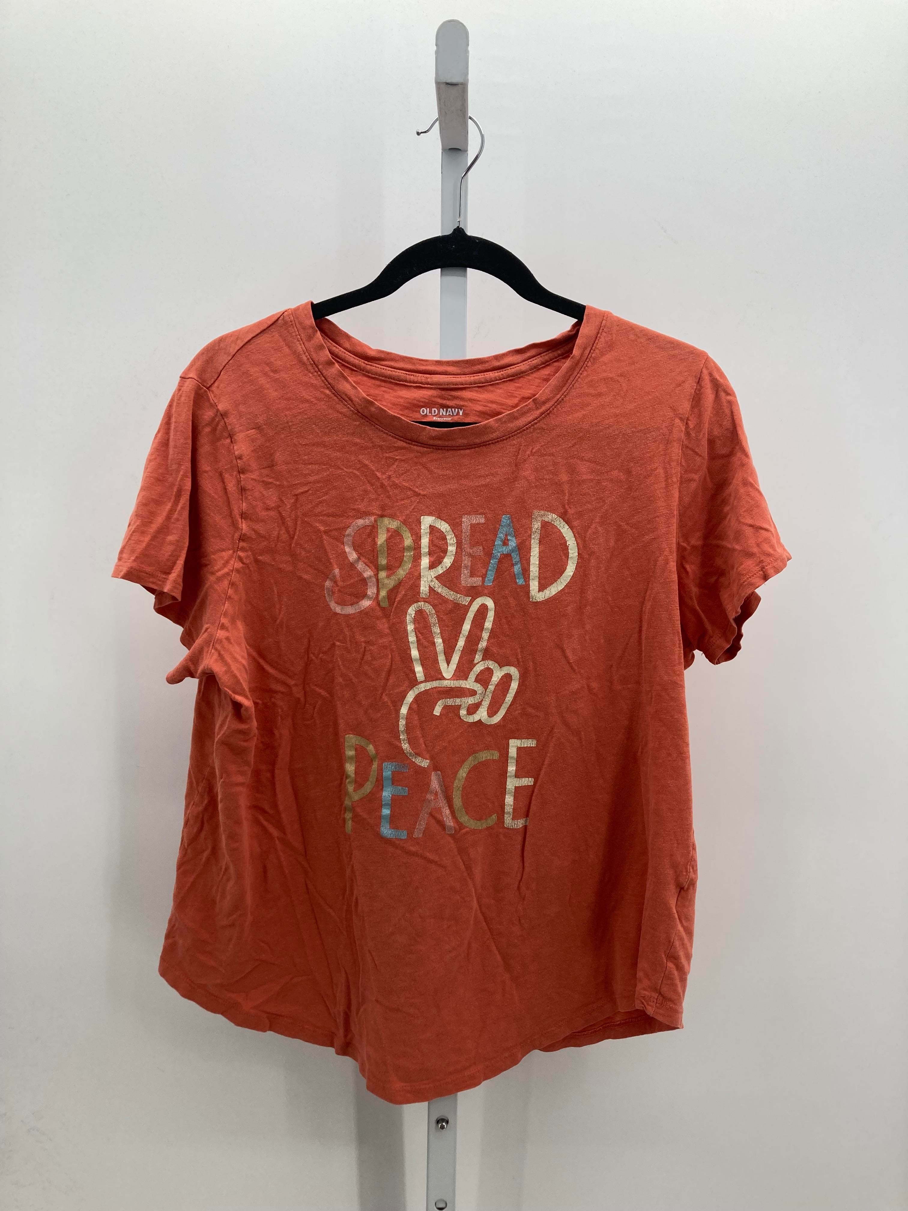 Old Navy Size Large Misses Short Sleeve Shirt