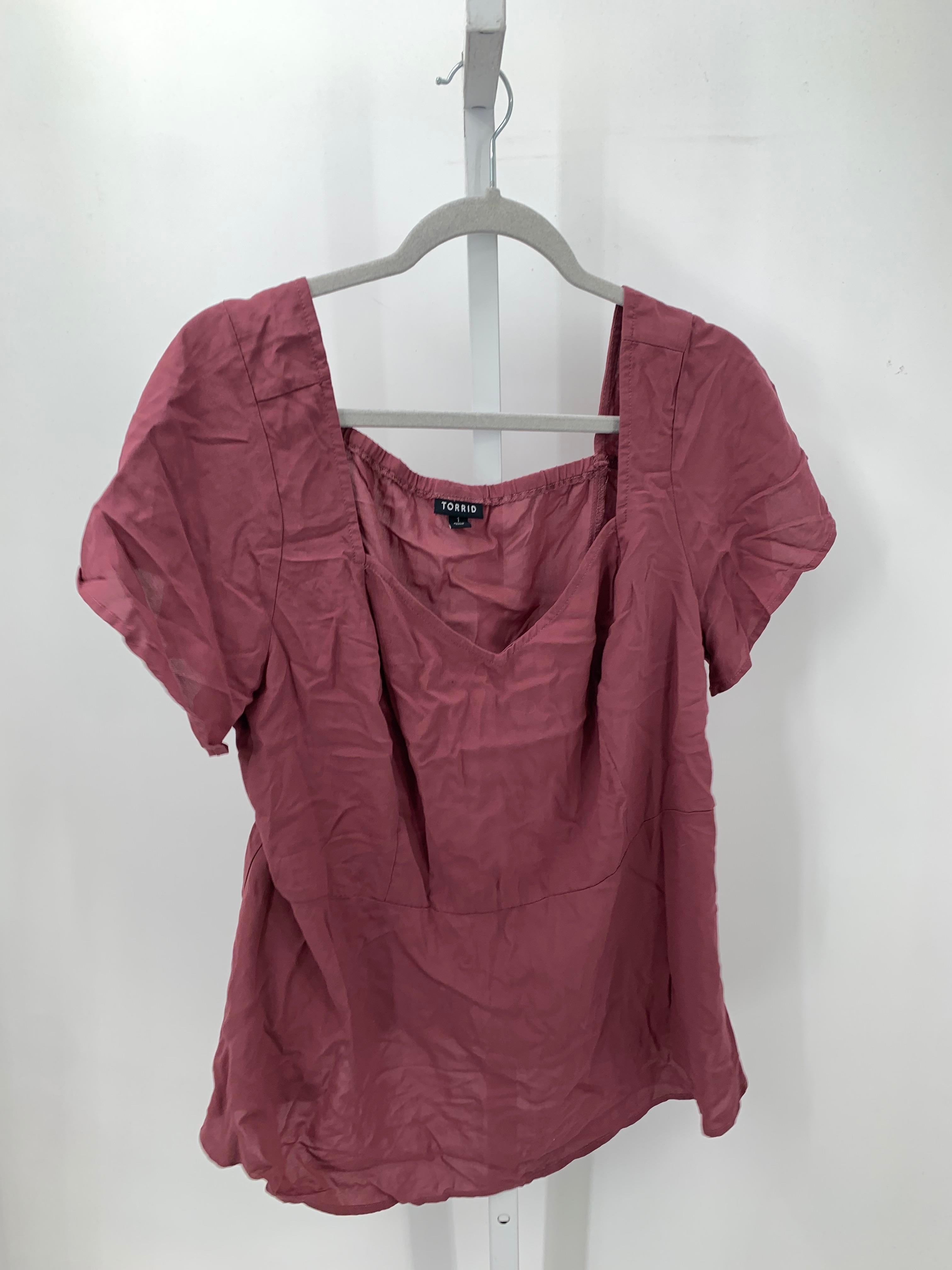 Torrid Size 1X Womens Short Sleeve Shirt
