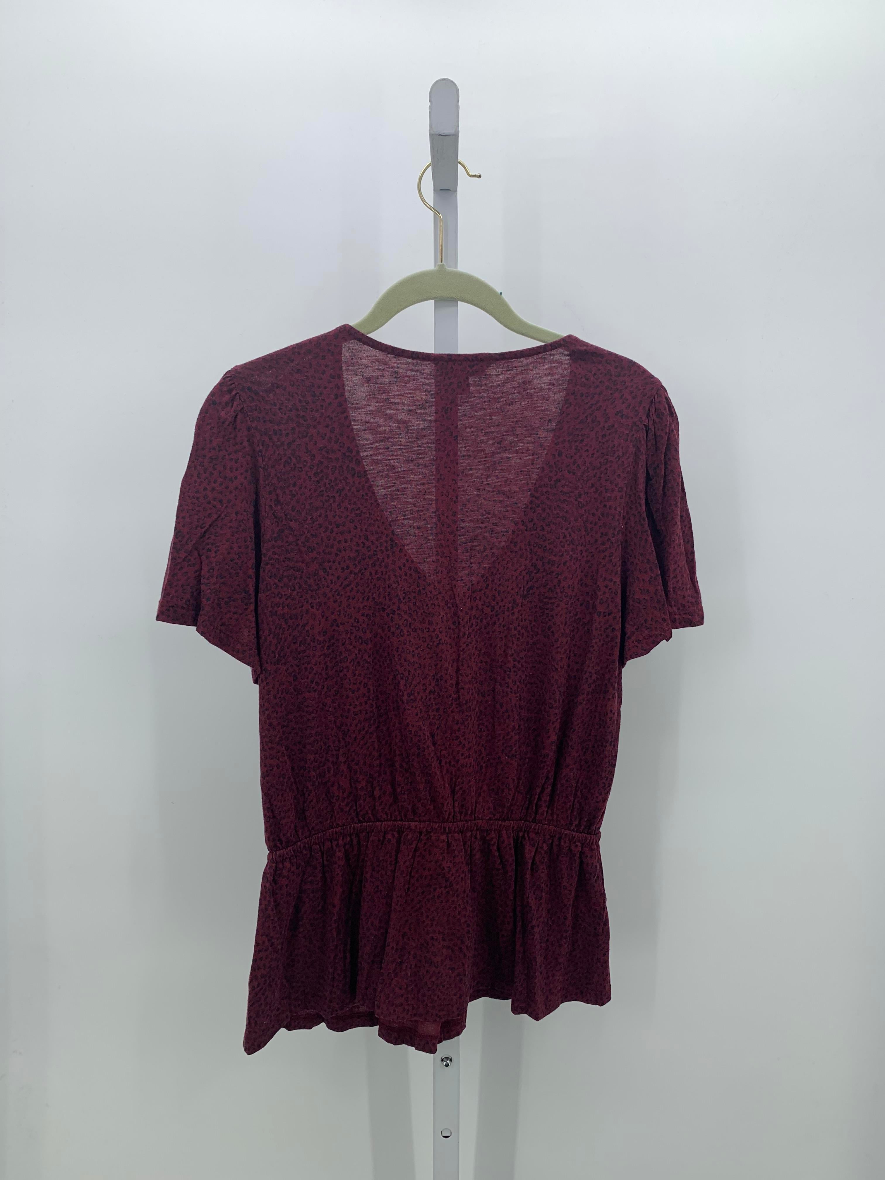 Lucky Brand Size Small Misses Short Sleeve Shirt