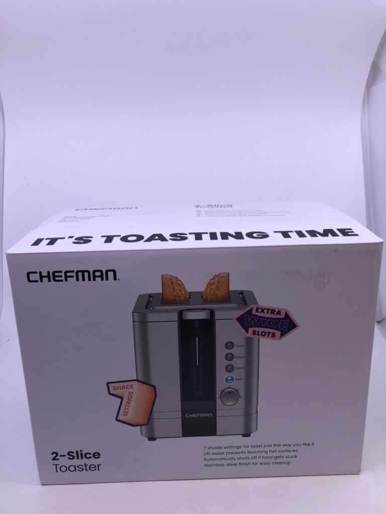 NIB CHEFMAN TOASTER.