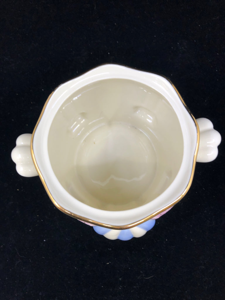 2002 LENOX GOLD CLUB GARDEN CACHE POT.