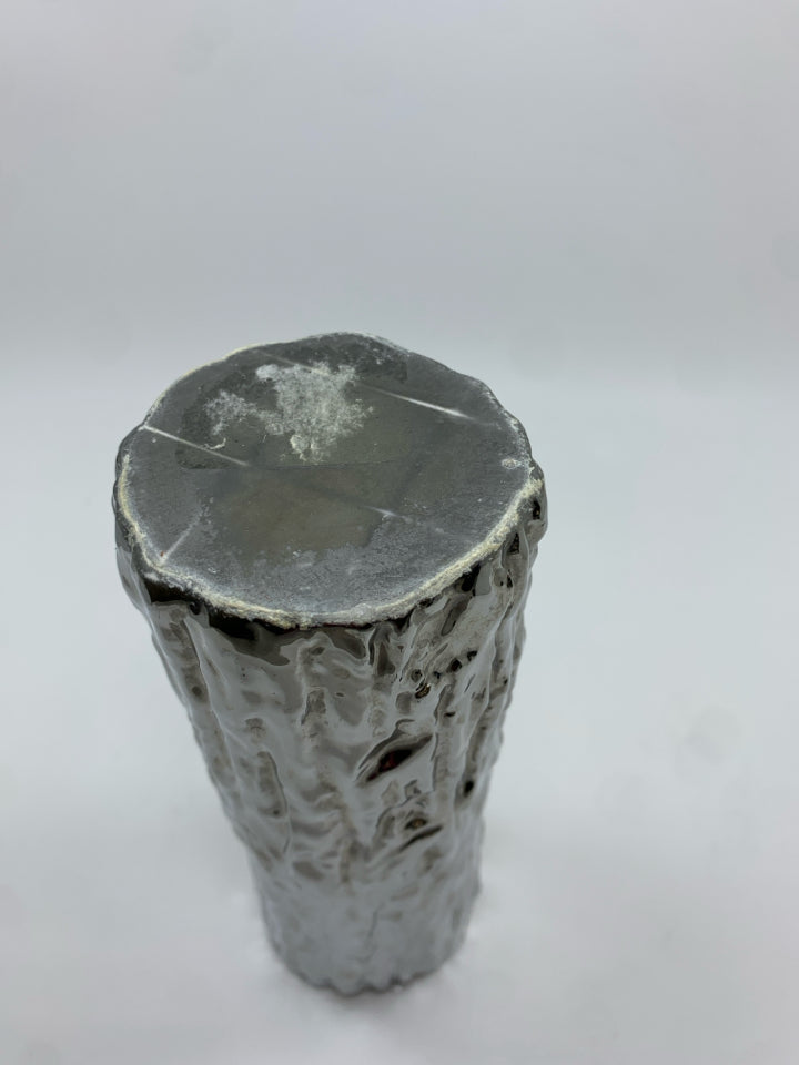 SILVER TREE SHAPED VASE.