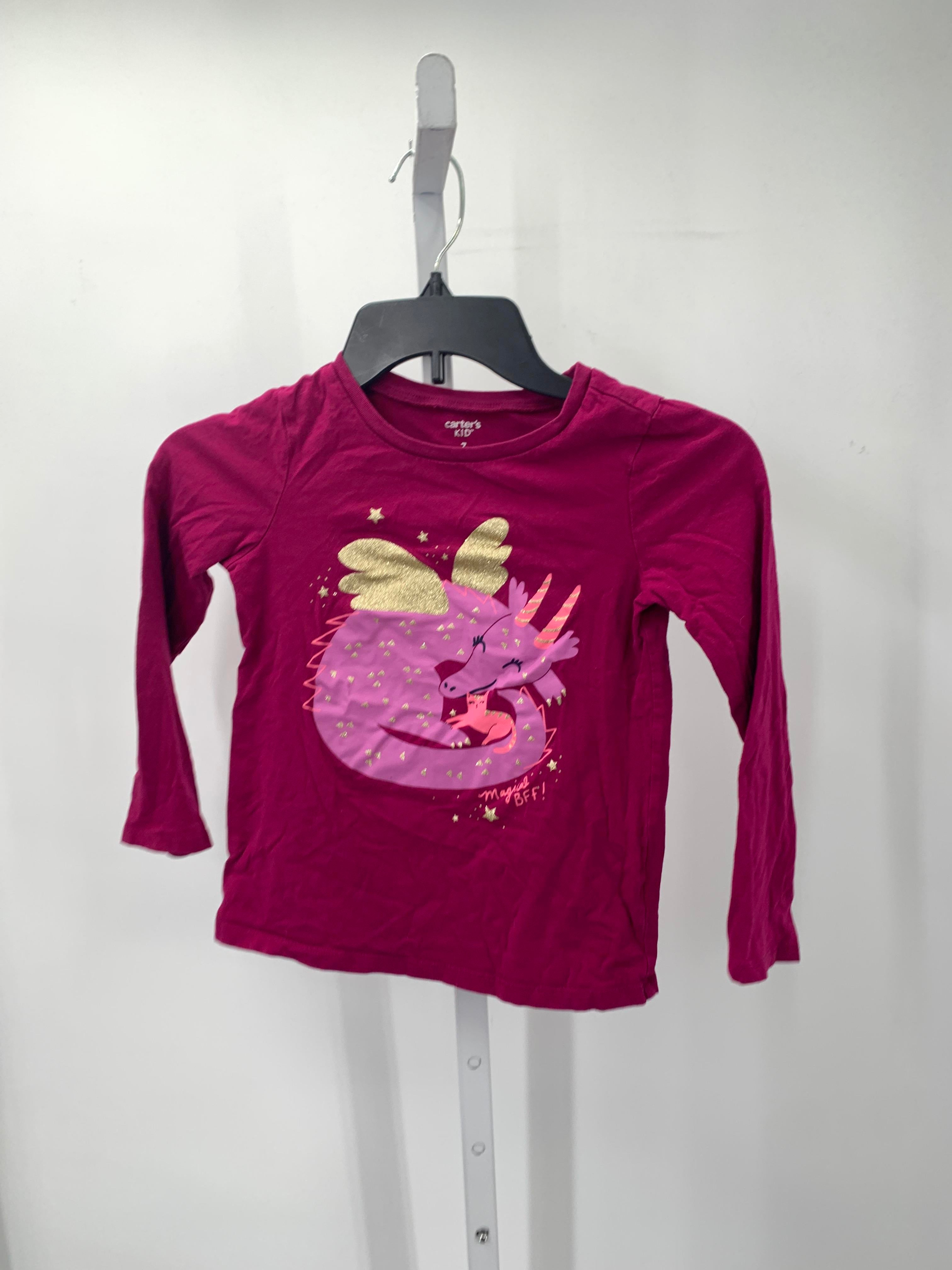 Carters Size 7 Girls Long Sleeve Shirt
