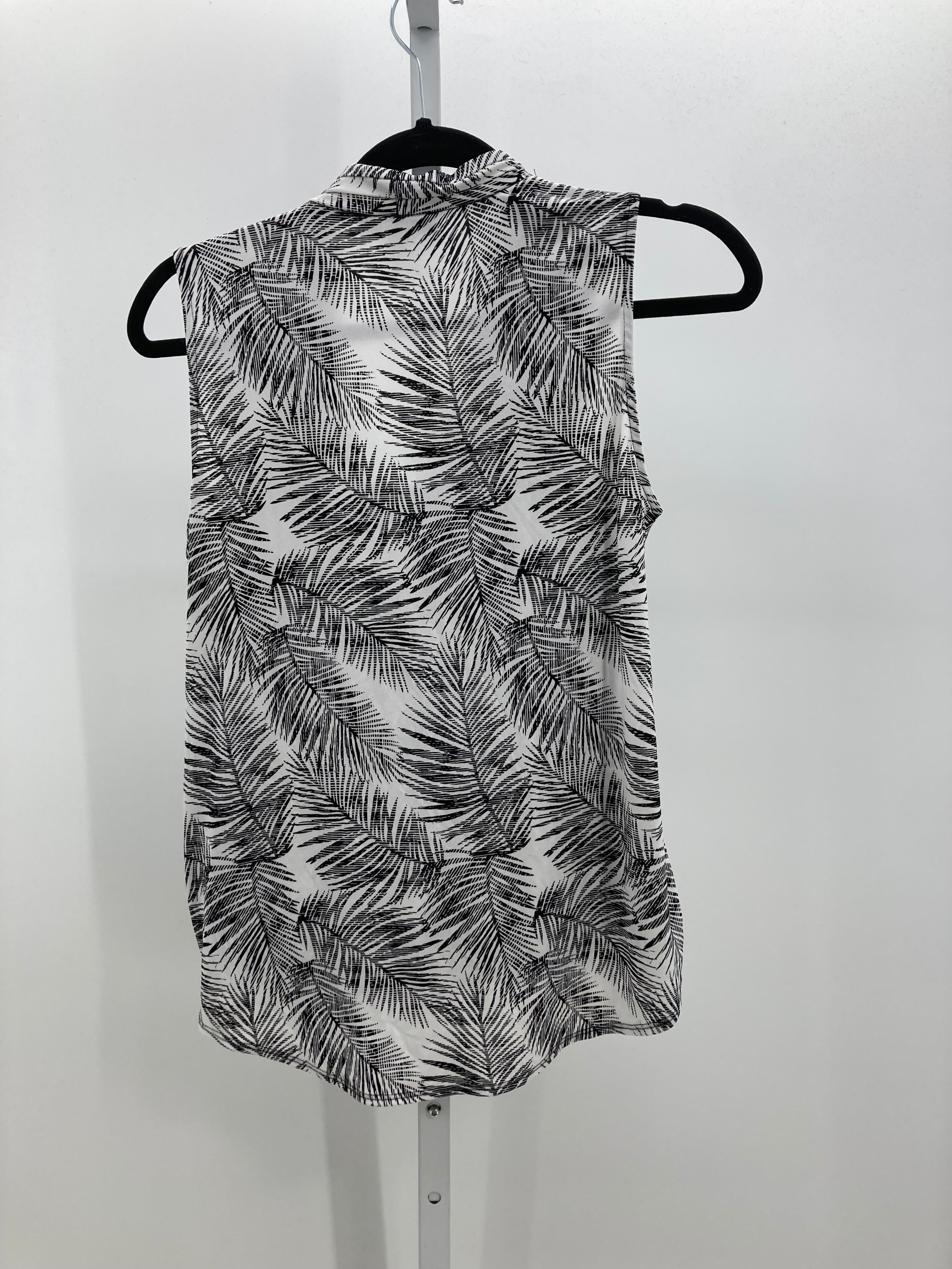 White House Black Size Small Misses Sleeveless Shirt