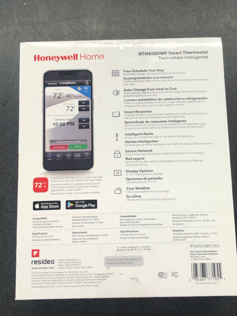 NIB SMART THERMOSTAT- HONEYWELL HOME