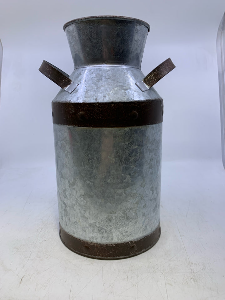 GIVE THANKS- MILK CAN STYLE VASE.