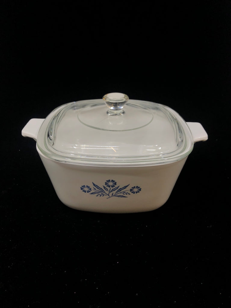 CASSEROLE DISH W/GLASS LID- 1 3/4QT