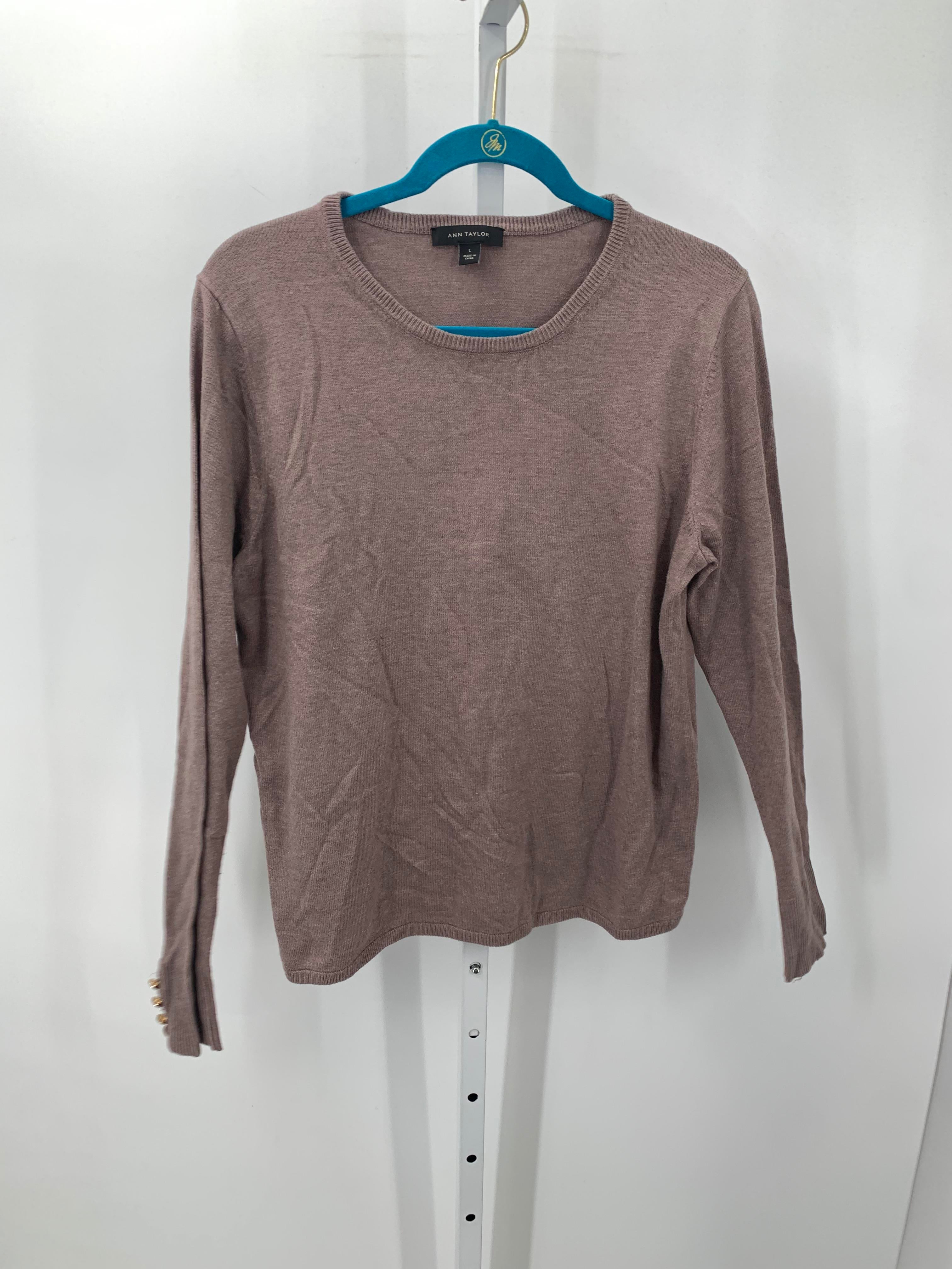 Ann Taylor Size Large Misses Long Slv Sweater