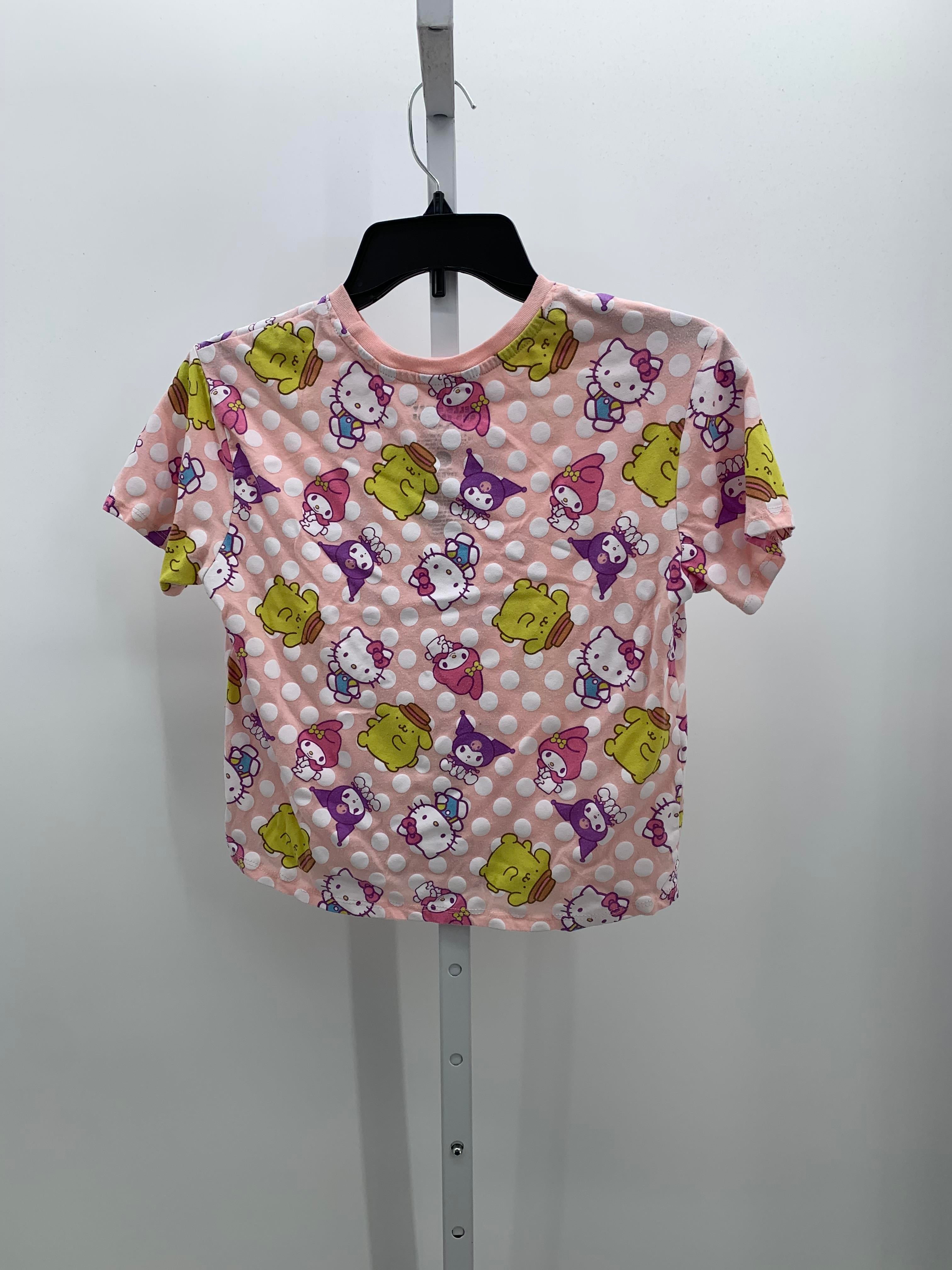 Hello Kitty Size 14-16 Girls Short Sleeve Shirt