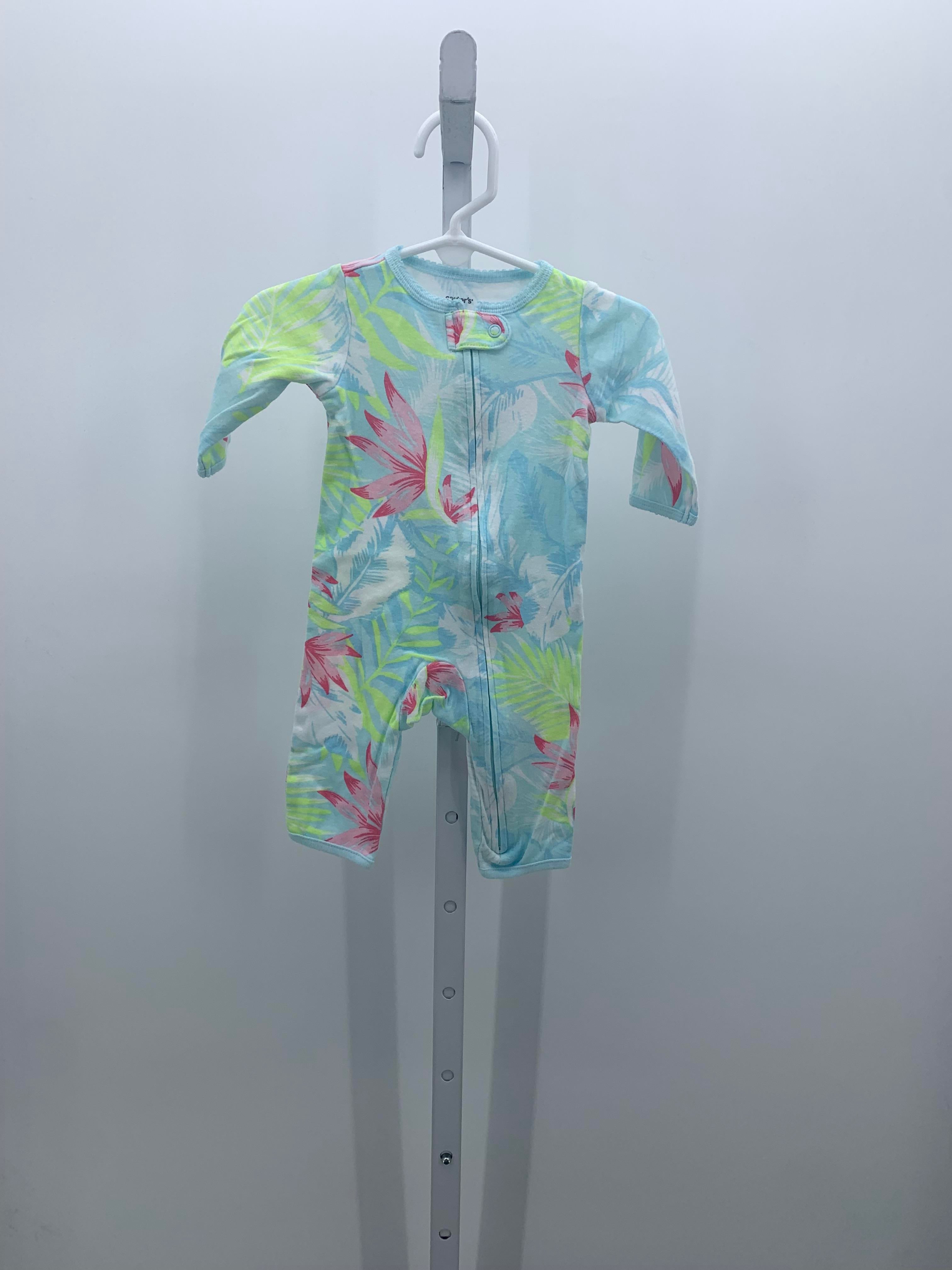 Carters Size 3 Months Girls Long Slv. Romper