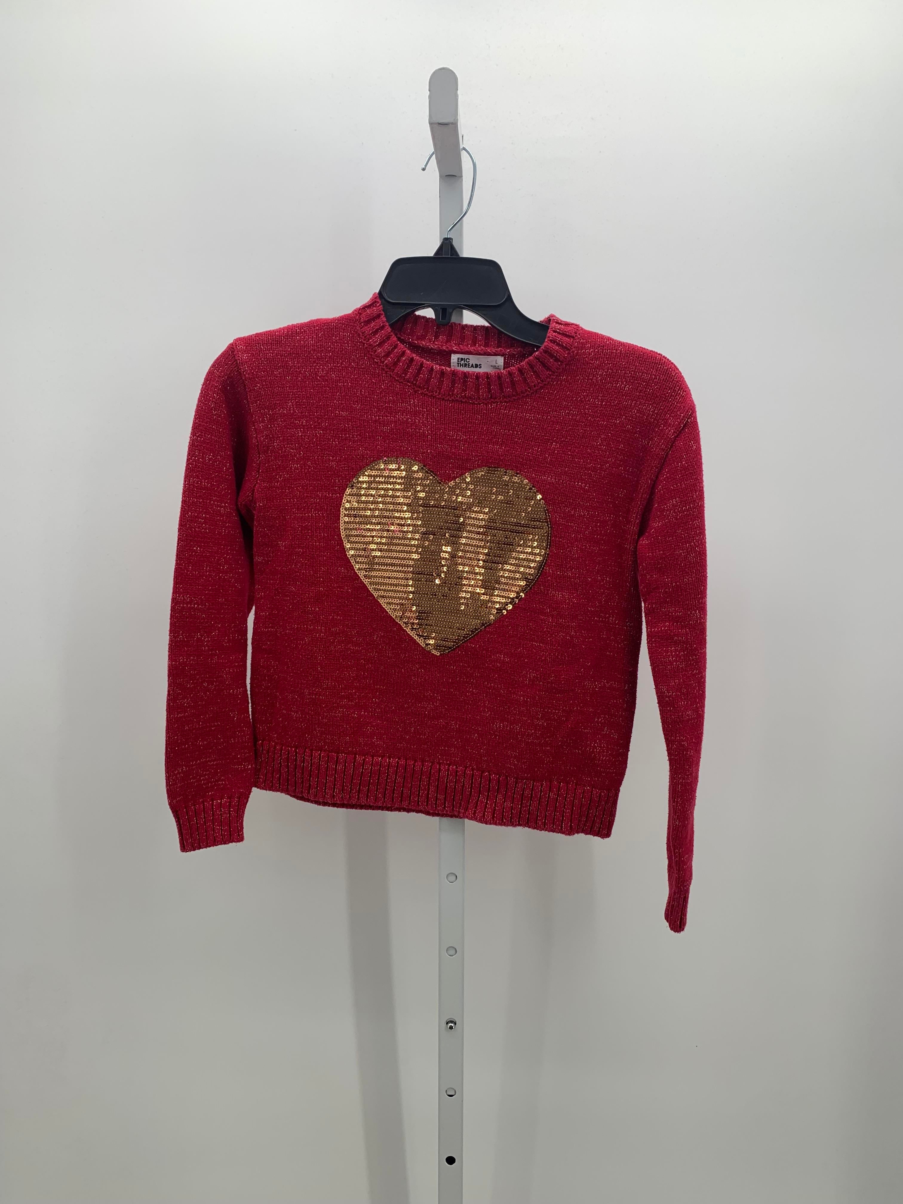 Epic Threads Size 14-16 Girls Long Sleeve Sweater