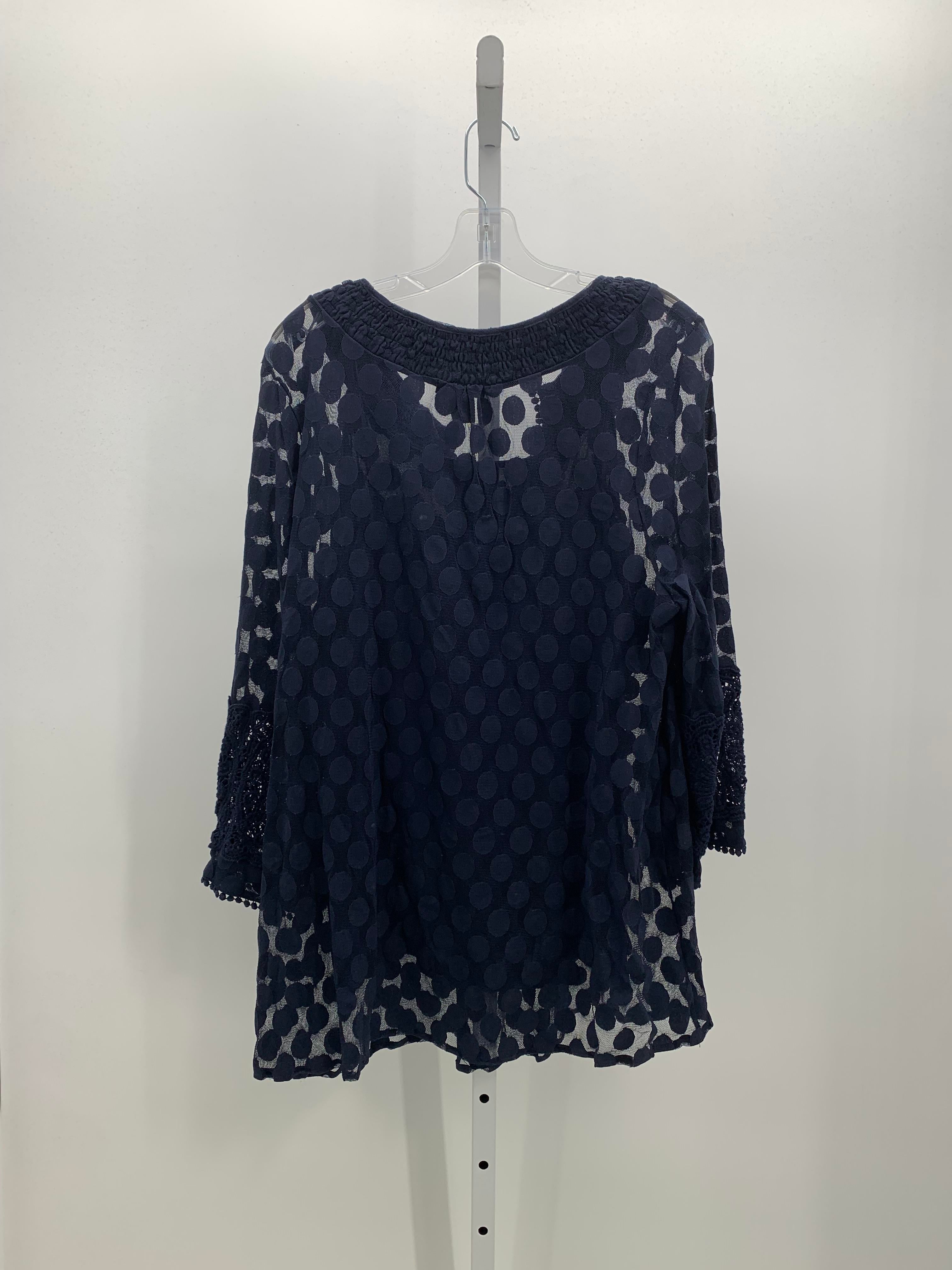 Alfani Size 2X Womens 3/4 Sleeve Shirt