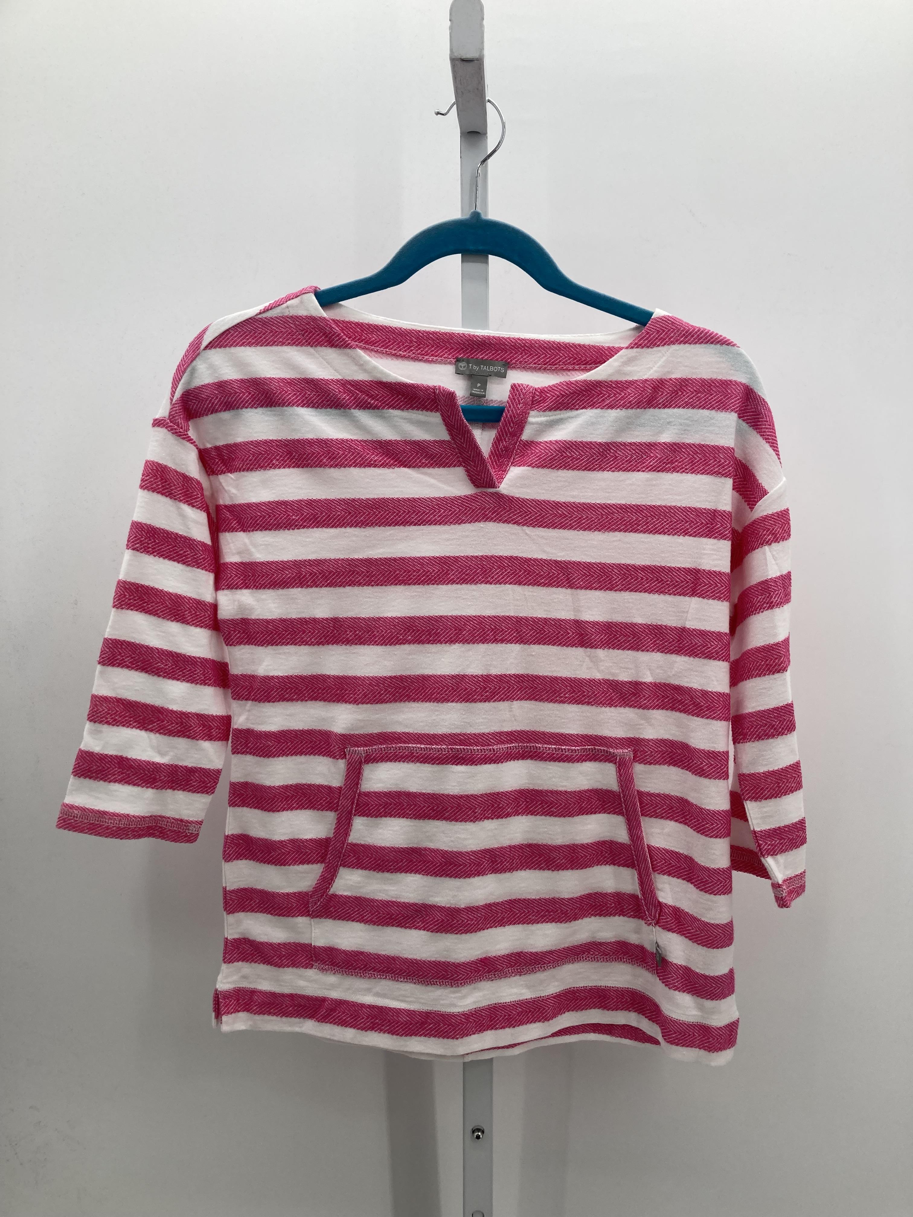 Talbots Size X Small Petite Petite 3/4 Sleeve Shirt